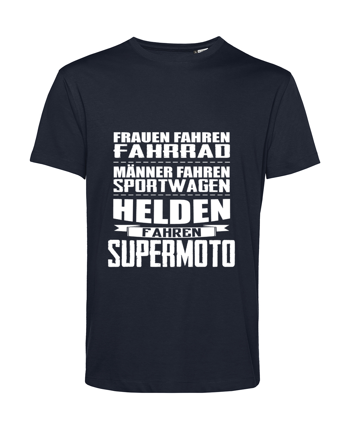 Nachhaltiges T-Shirt Herren Helden fahren Supermoto