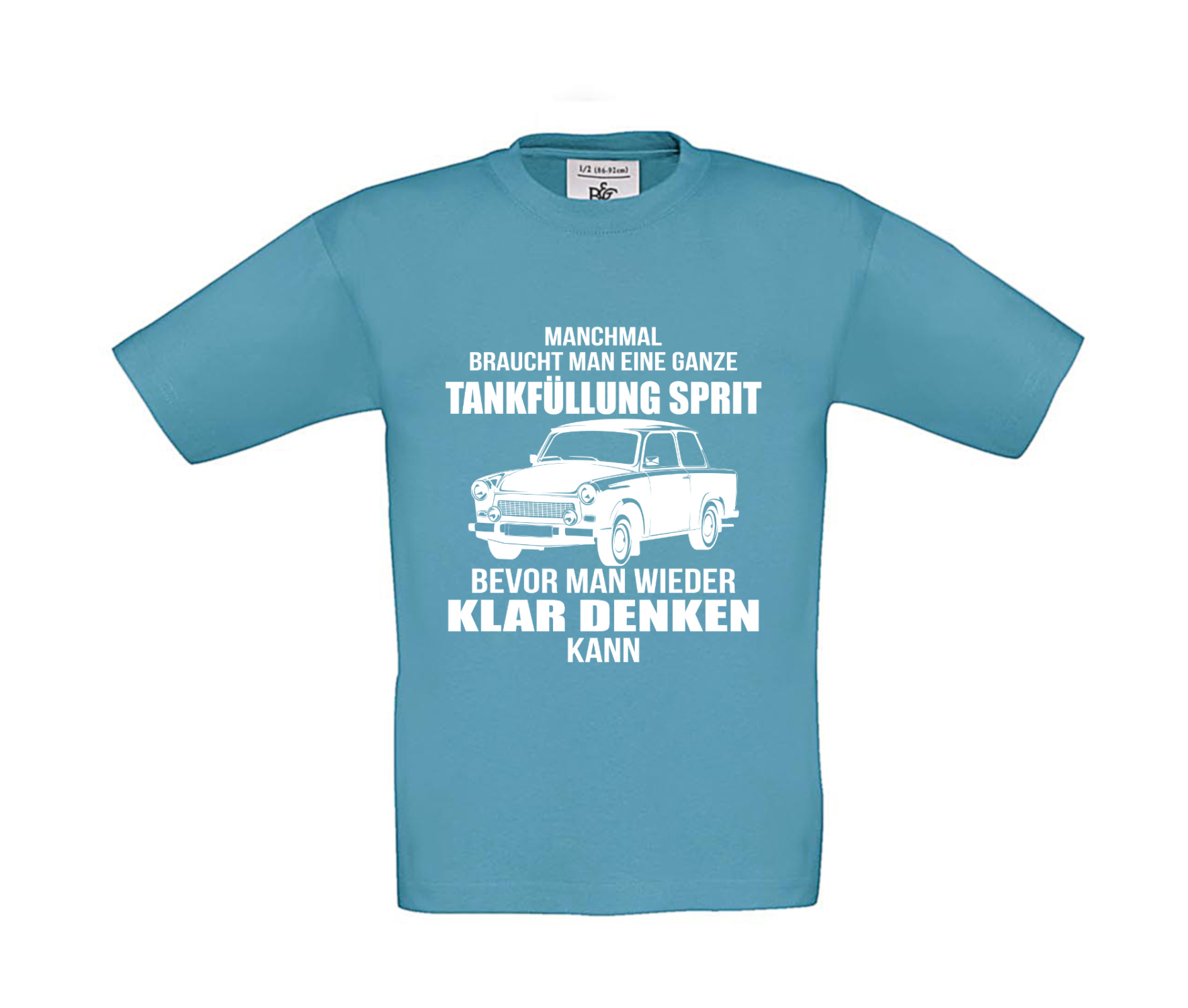 T-Shirt Kinder 2Takt - Ganze Tankfüllung Trabant
