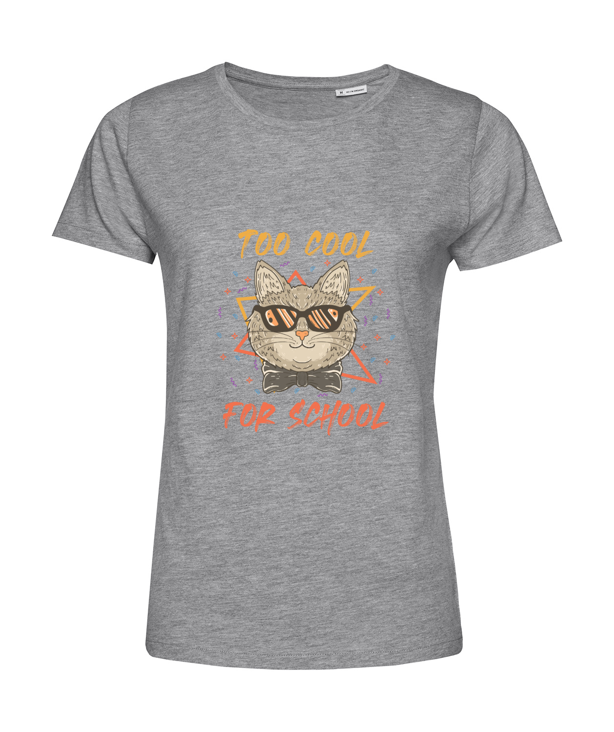 Nachhaltiges T-Shirt Damen Katzen - To cool for school