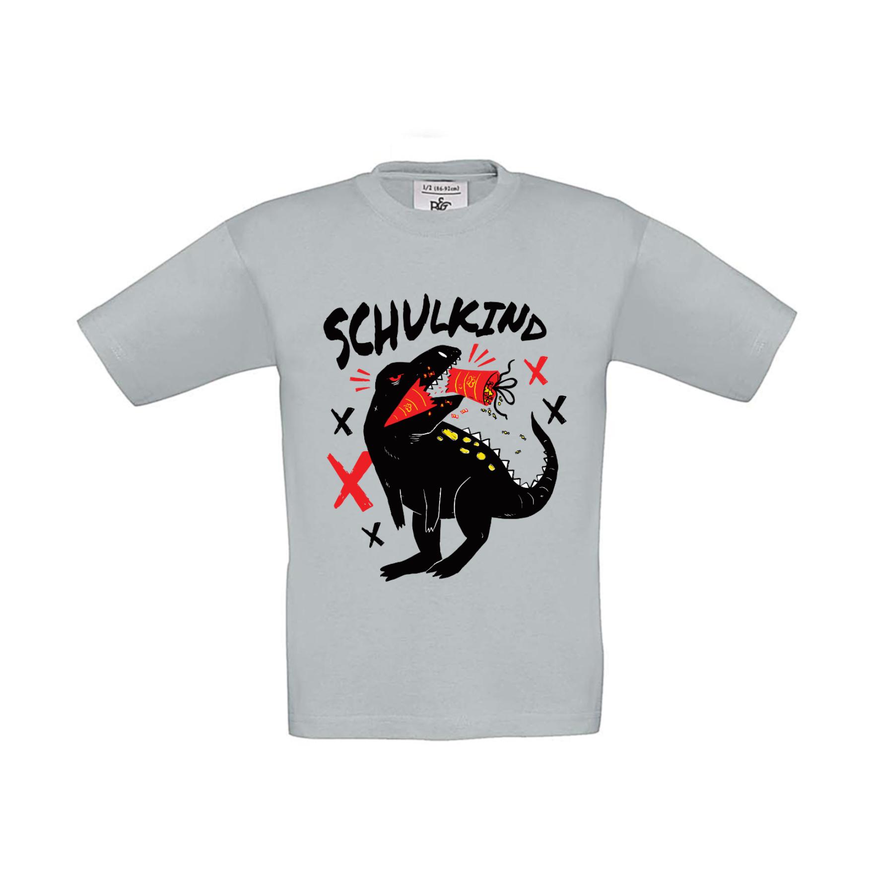 T-Shirt Kinder Schule - Schulstart Schulkind T-Rex
