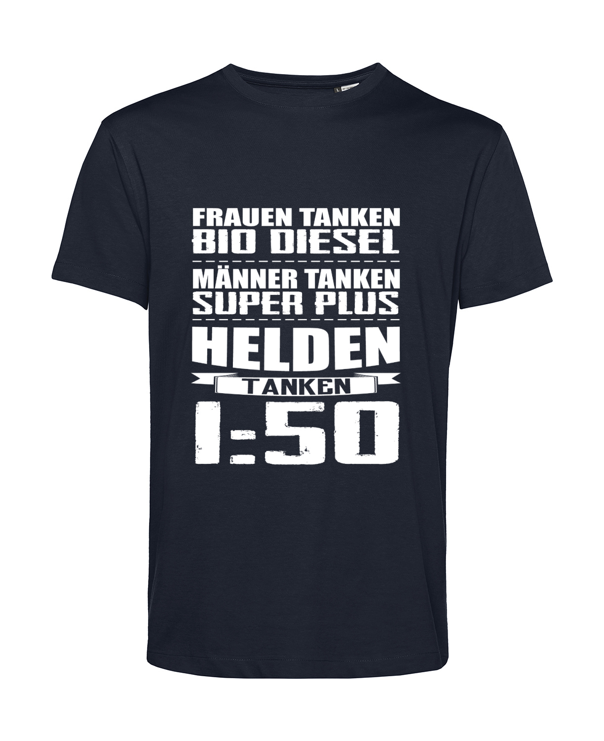 Nachhaltiges T-Shirt Herren 2Takter - Helden tanken 1 zu 50