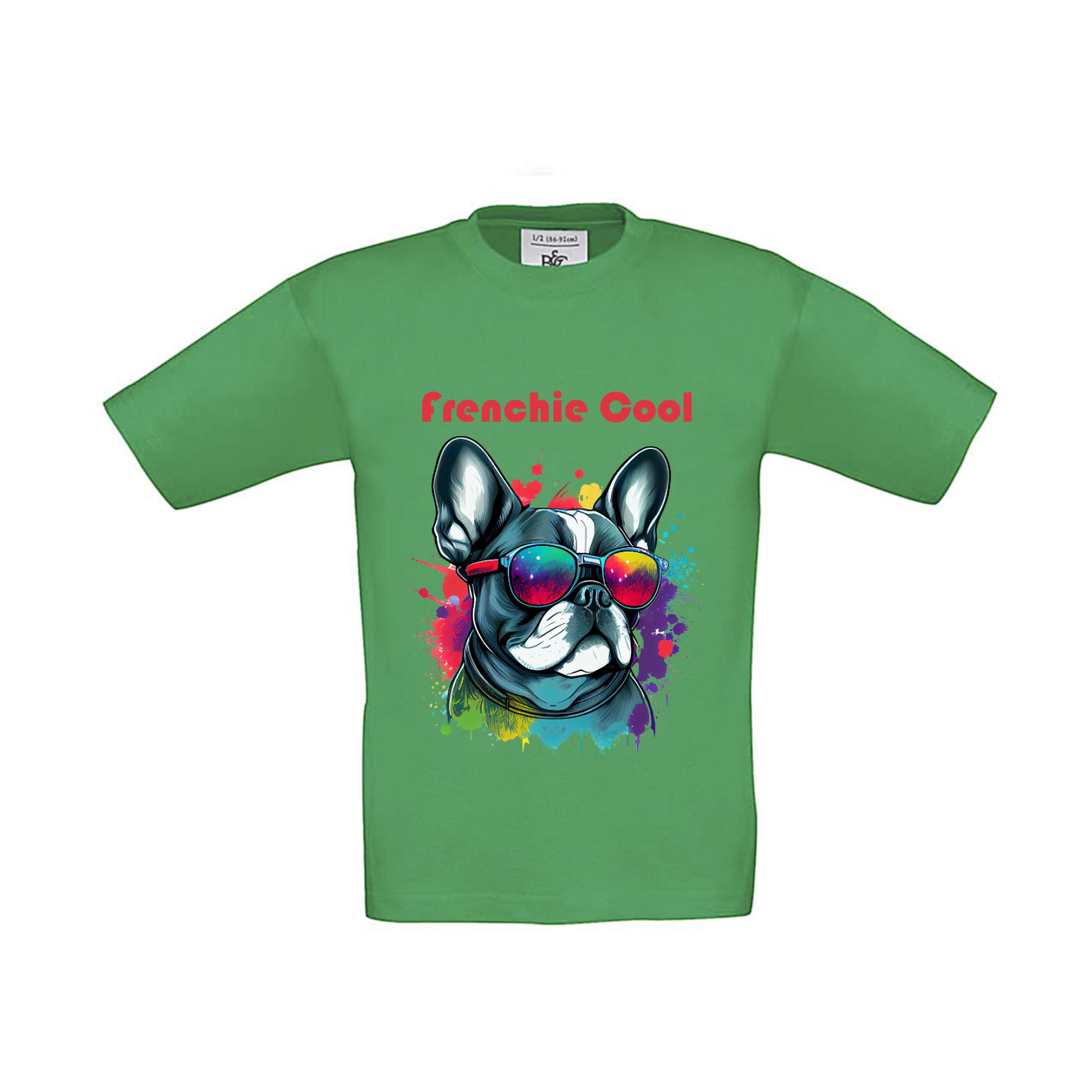 T-Shirt Kinder Hunde - Frenchie Cool Französische Bulldogge