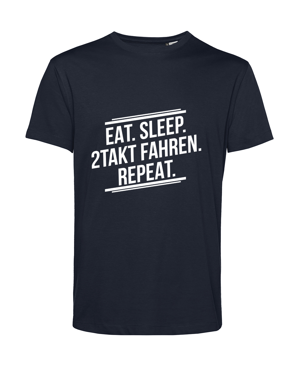 Nachhaltiges T-Shirt Herren 2Takter - Eat Sleep Repeat