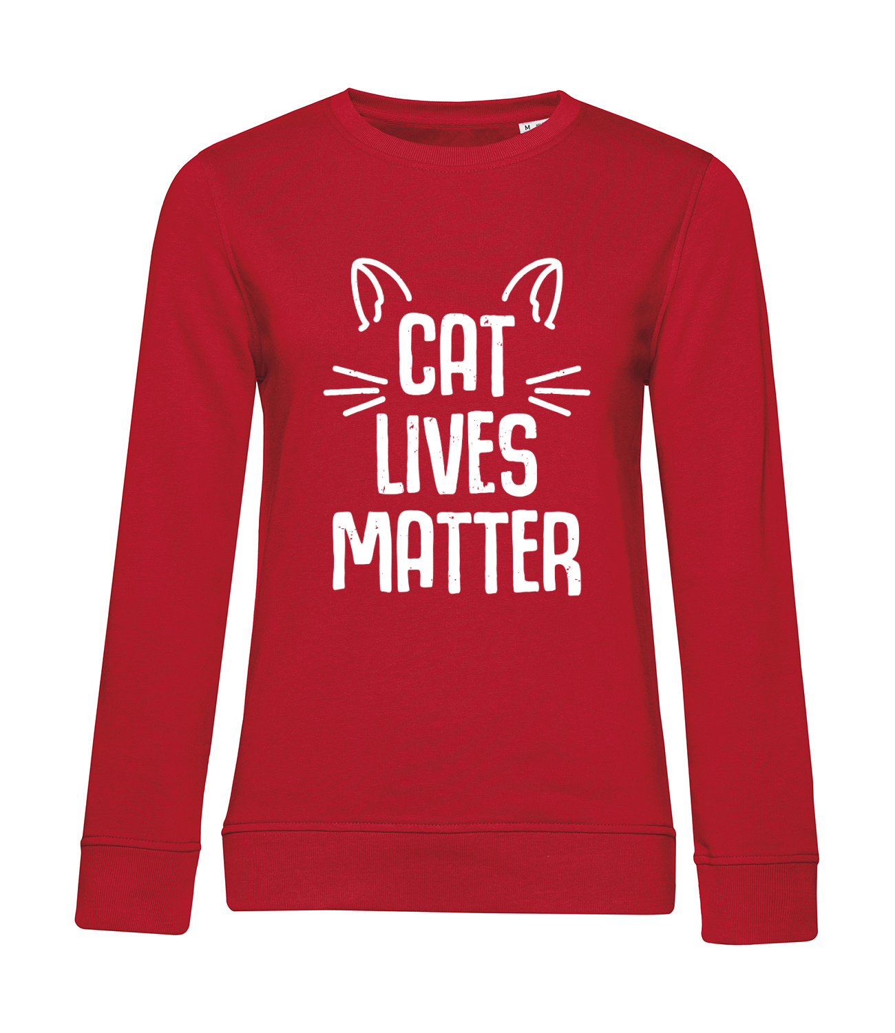 Nachhaltiges Sweatshirt Damen Katzen - Cat Lives matter