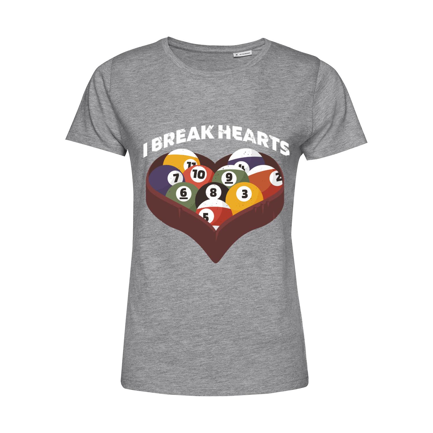 Nachhaltiges T-Shirt Damen Billard - I break hearts