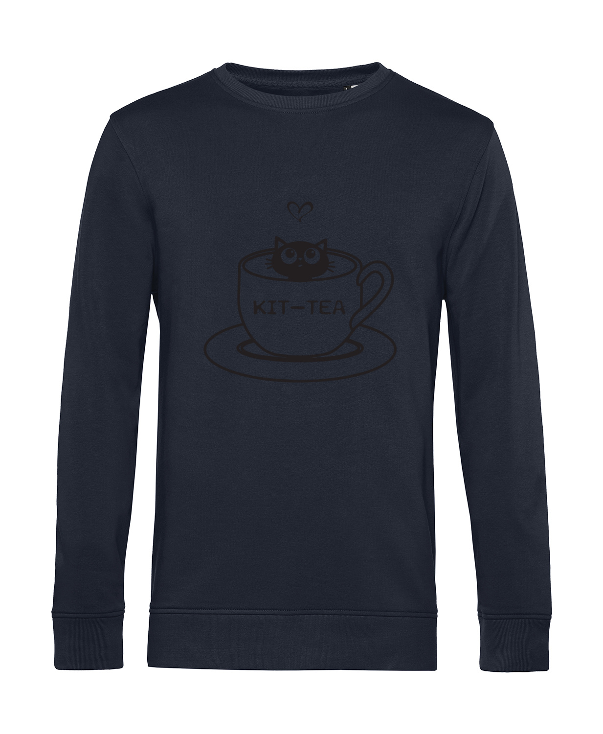 Nachhaltiges Sweatshirt Herren Katzen Kit-Tea