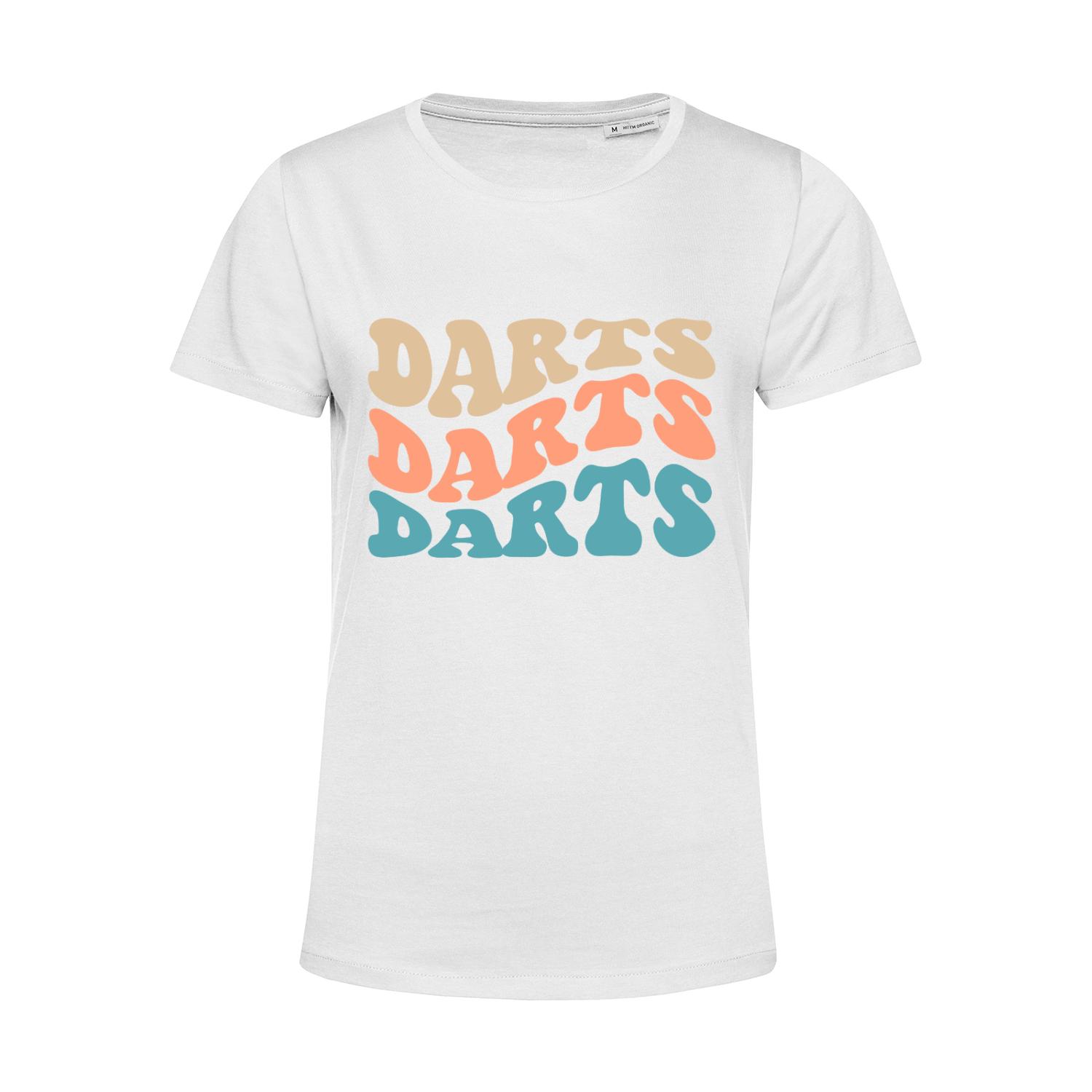 Nachhaltiges T-Shirt Damen Darts Farben Wellen
