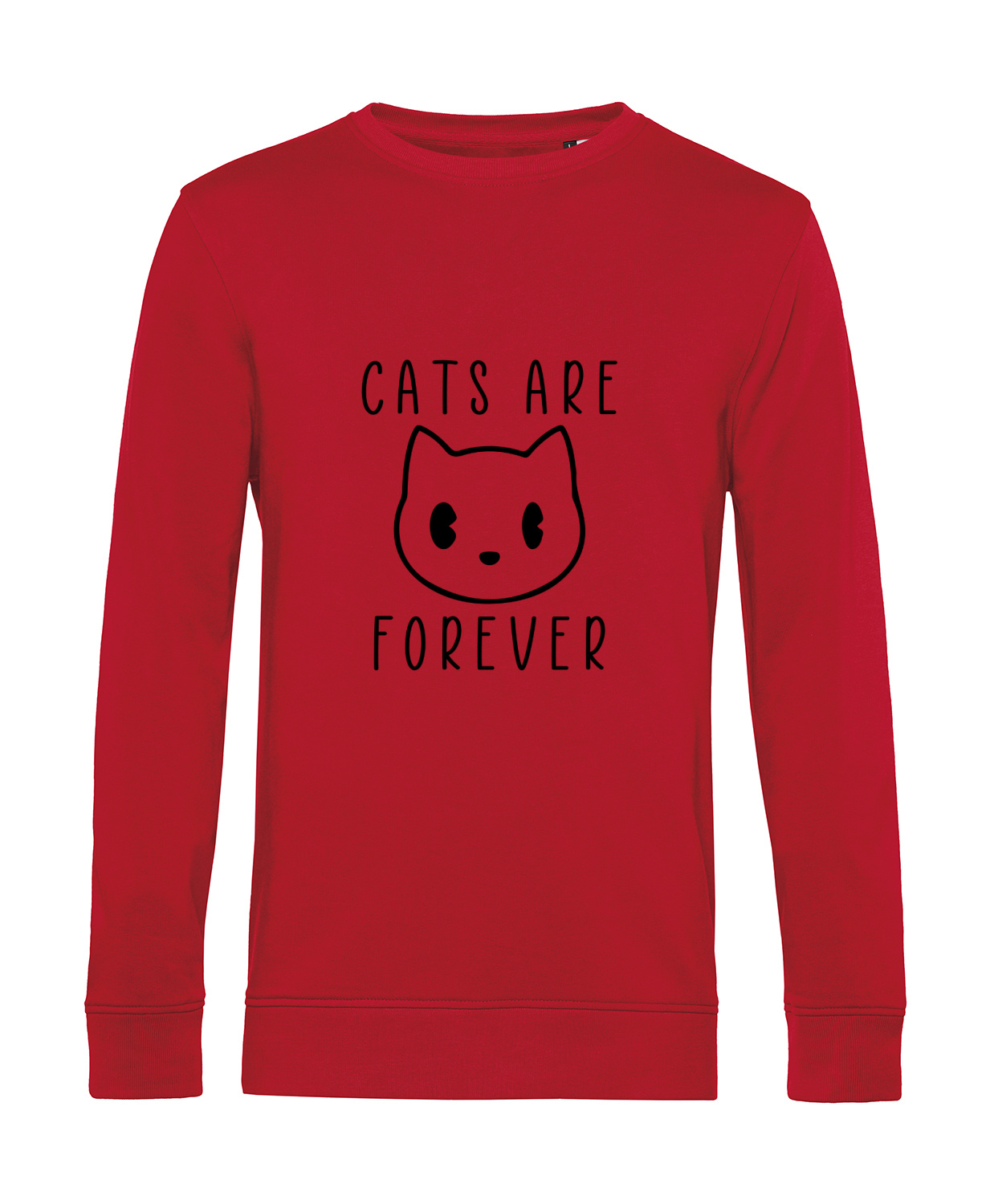 Nachhaltiges Sweatshirt Herren Katzen - Cats are Forever