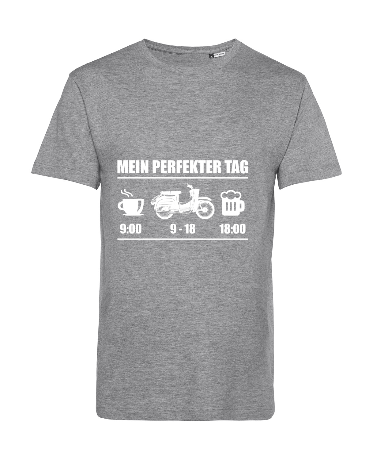 Nachhaltiges T-Shirt Herren 2Takter - Mein perfekter Tag Schwalbe