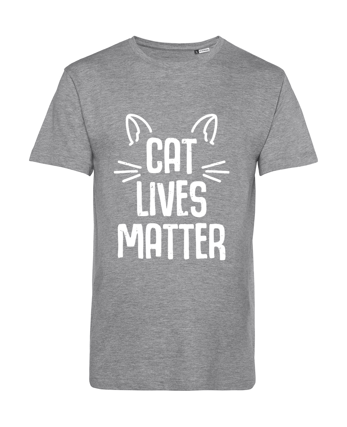 Nachhaltiges T-Shirt Herren Katzen - Cat Lives matter
