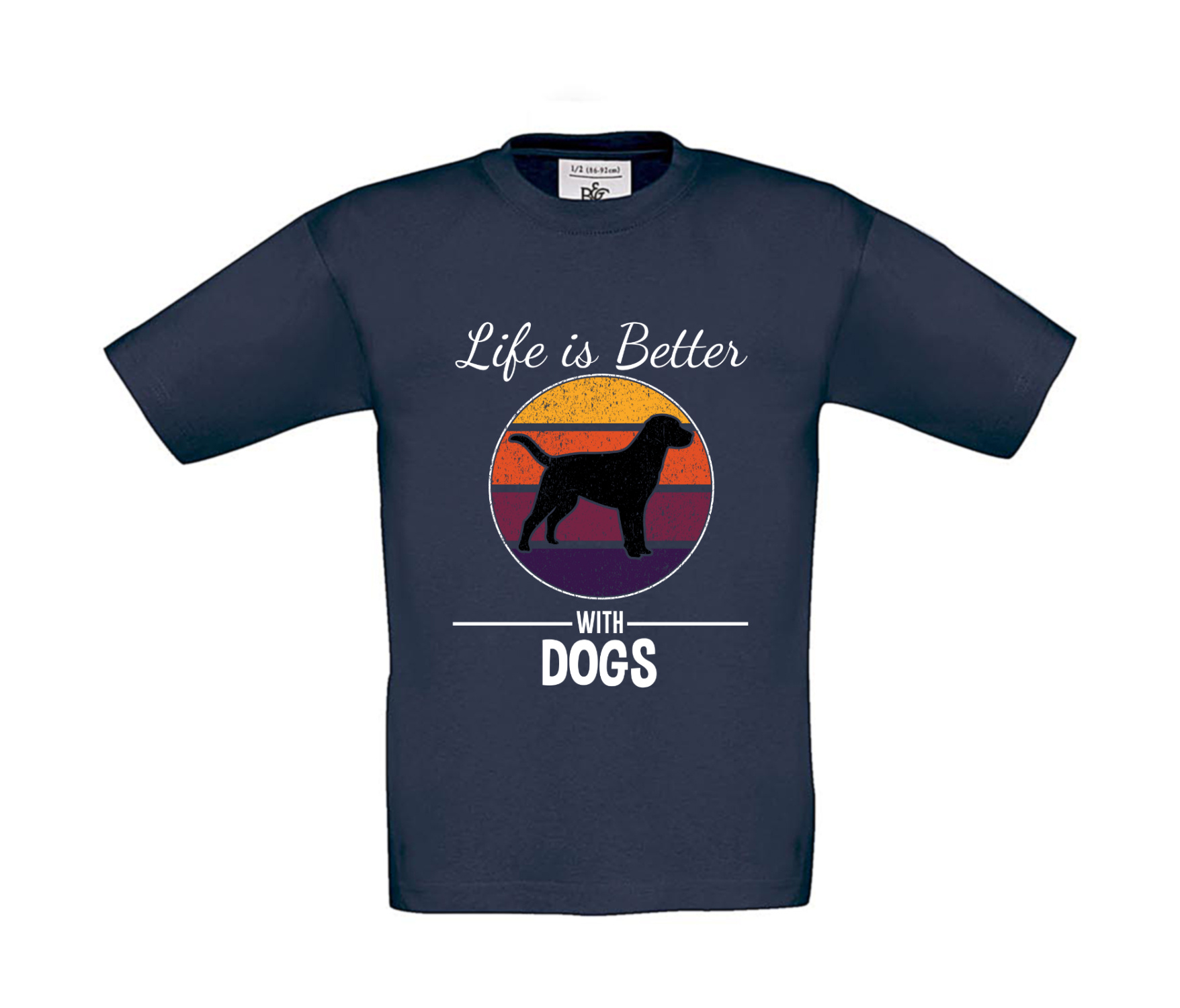T-Shirt Kinder Hunde - Life is Better with Dogs
