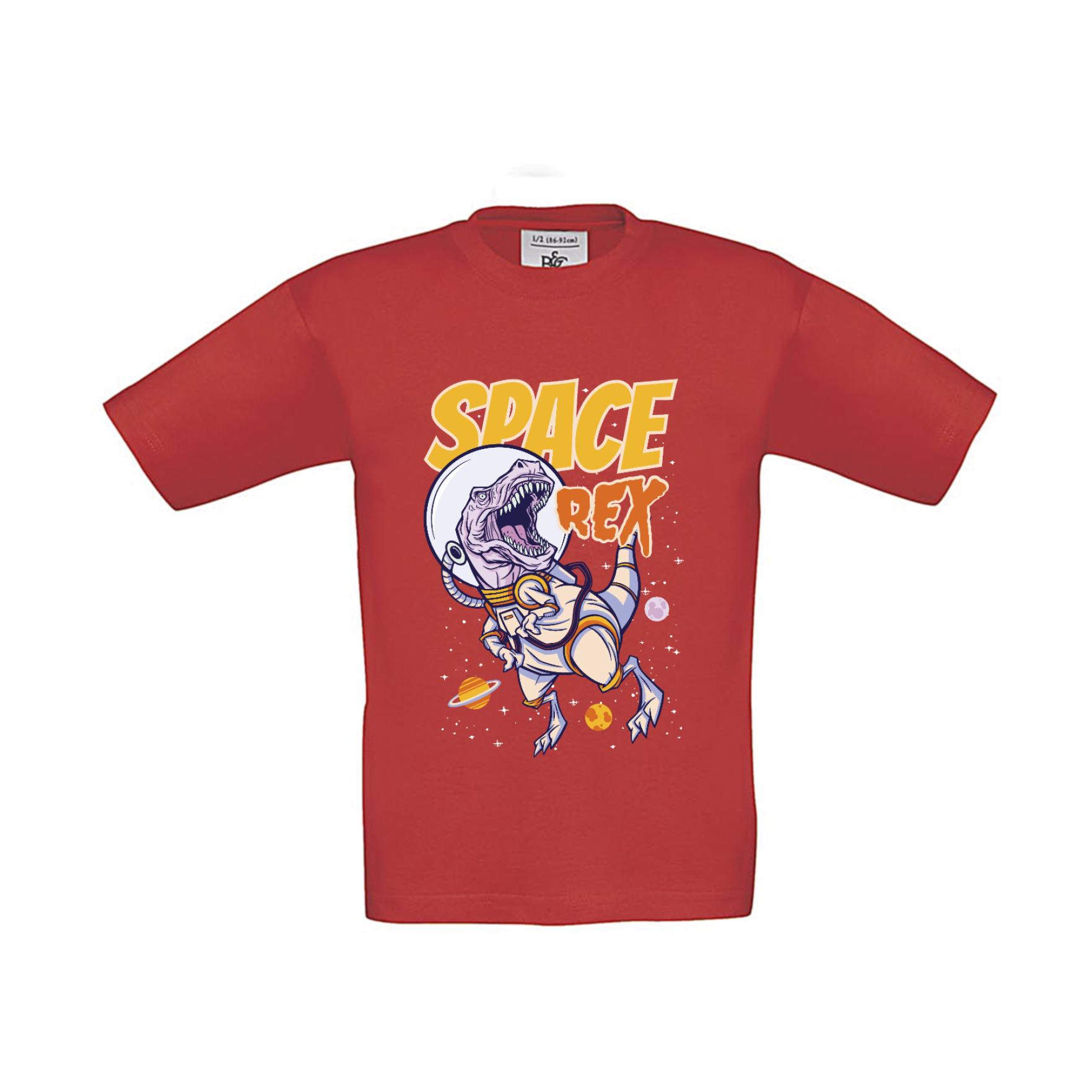 T-Shirt Kinder Dino - T-Rex in Space