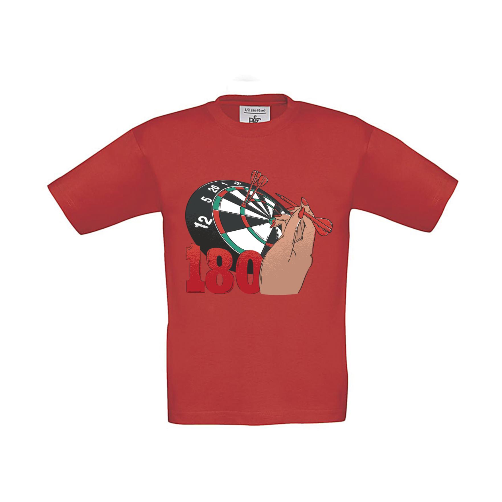 T-Shirt Kinder Darts 180 Throwing Hand
