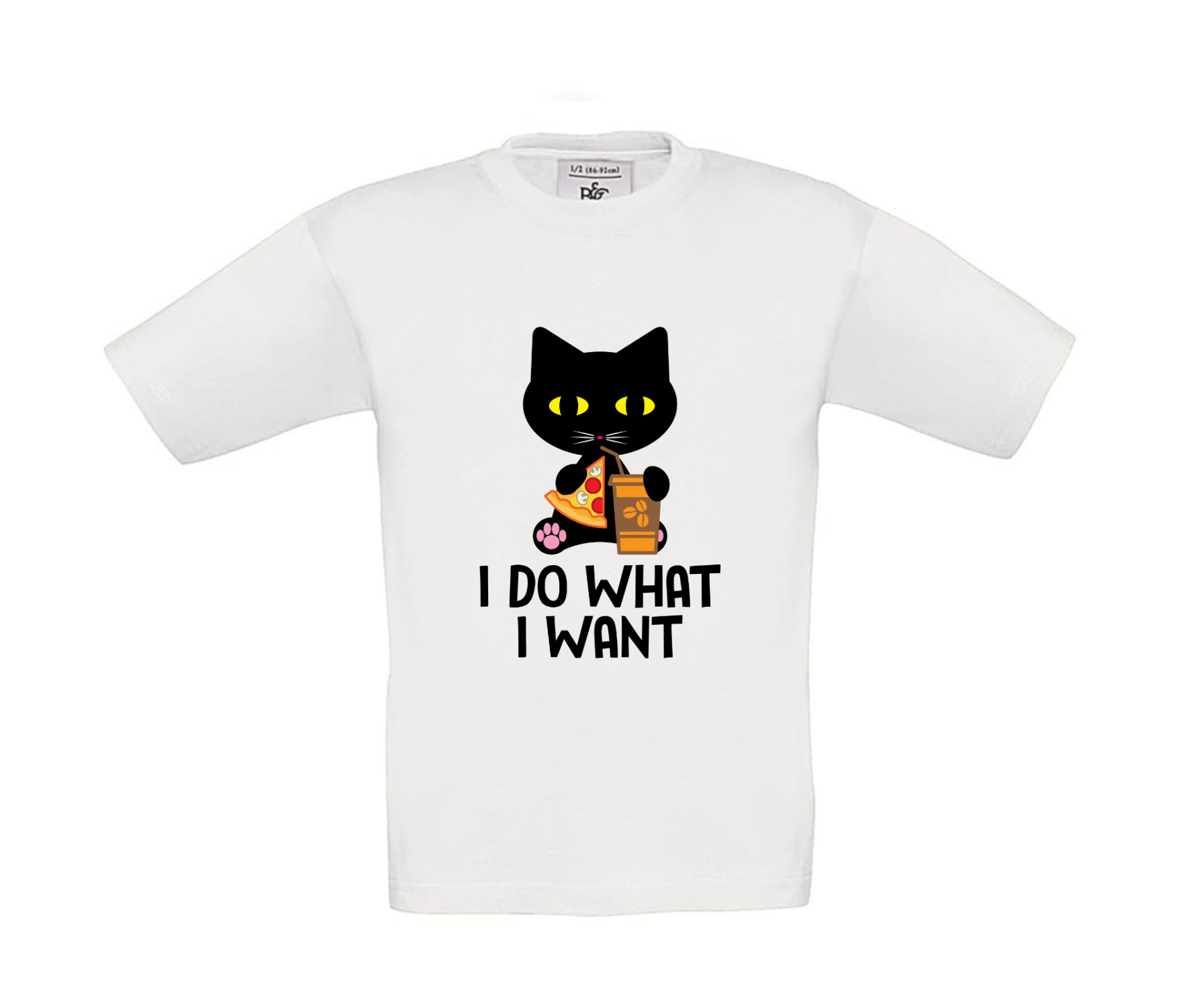 T-Shirt Kinder Katzen - I do what I want