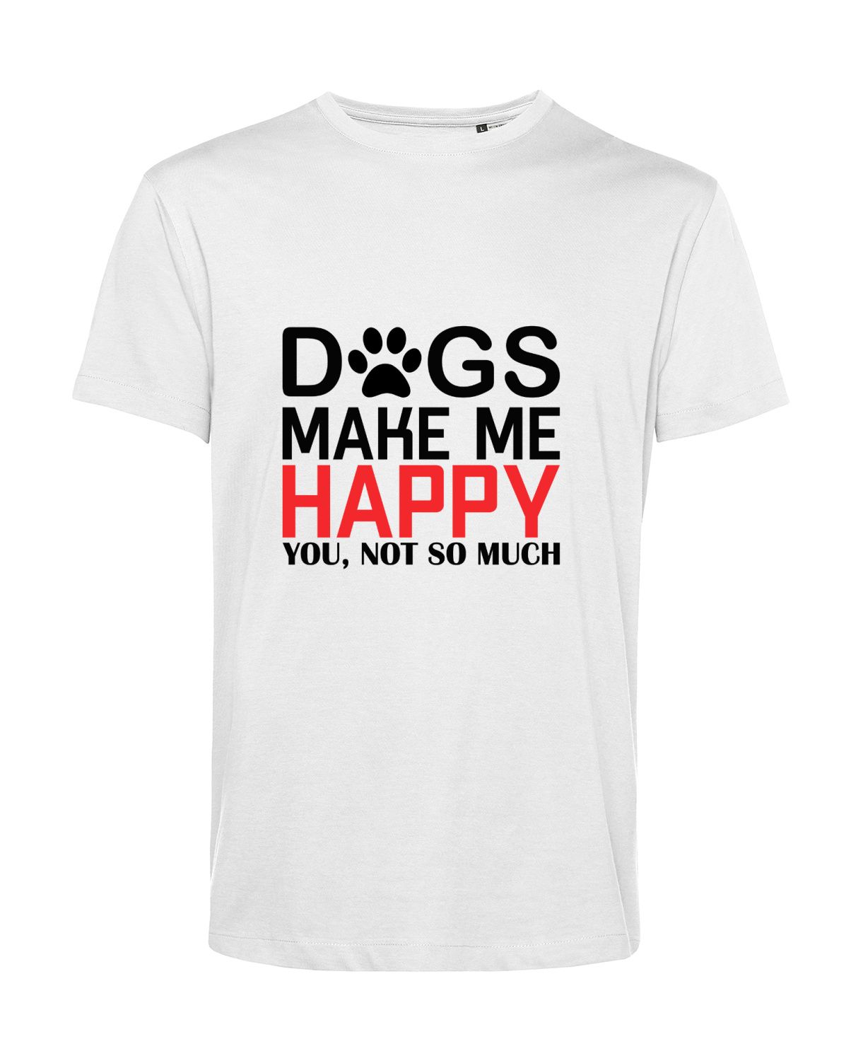 Nachhaltiges T-Shirt Herren Hunde - Dogs make me happy