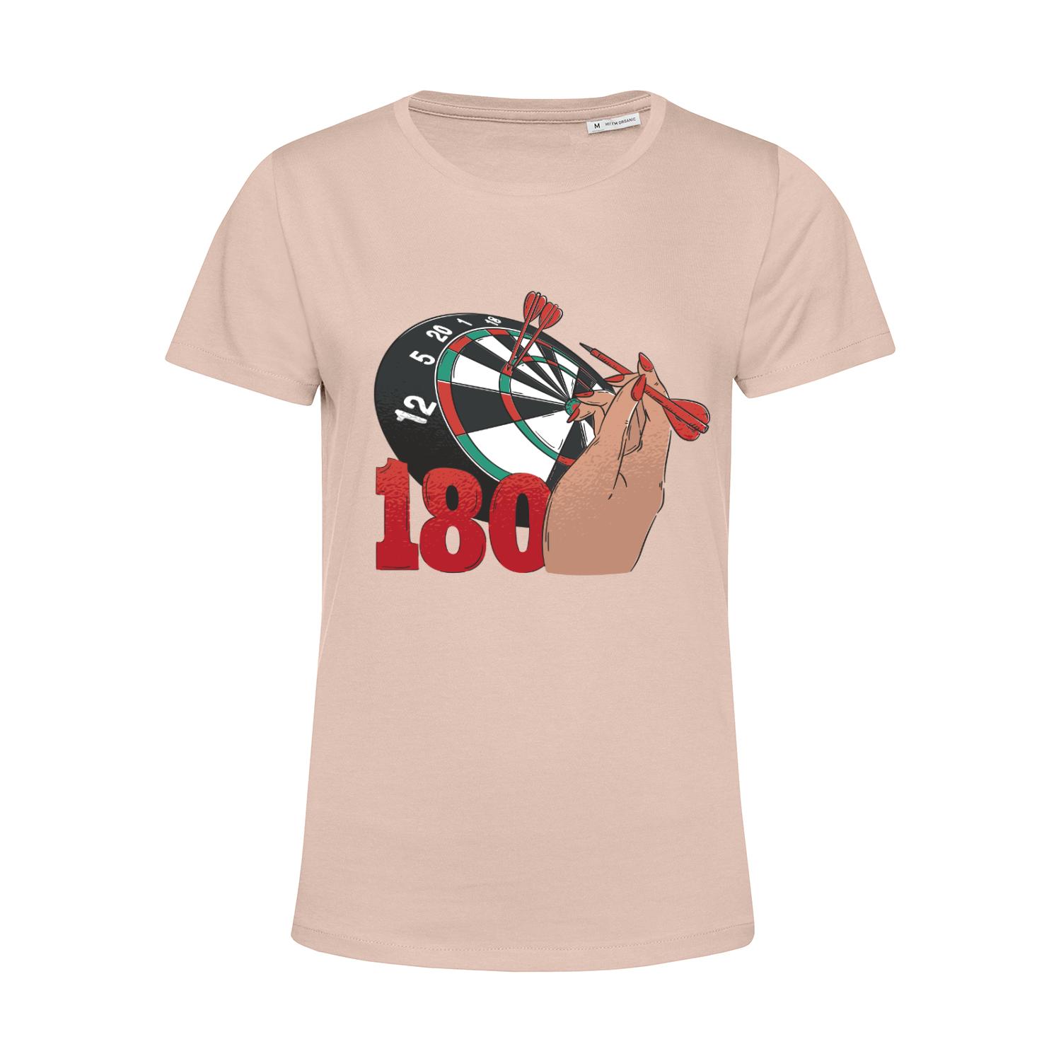 Nachhaltiges T-Shirt Damen Darts 180 Throwing Hand