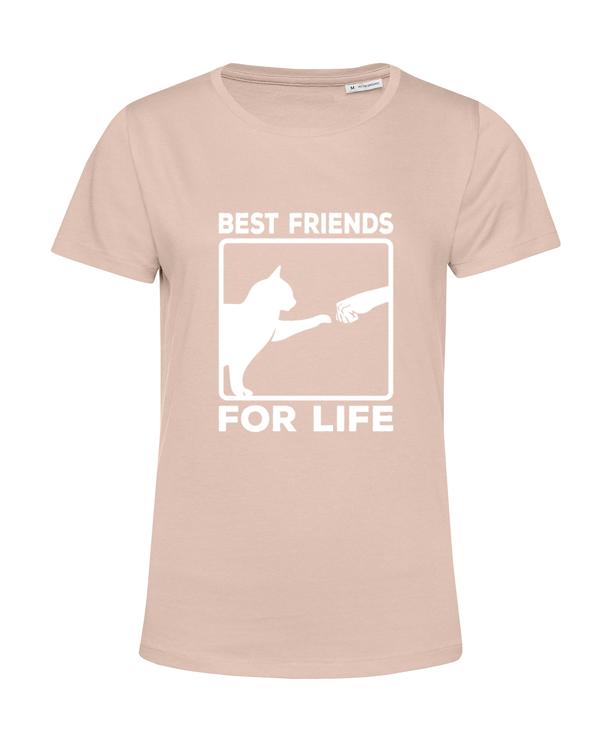 Nachhaltiges T-Shirt Damen Katzen - Best friends for life