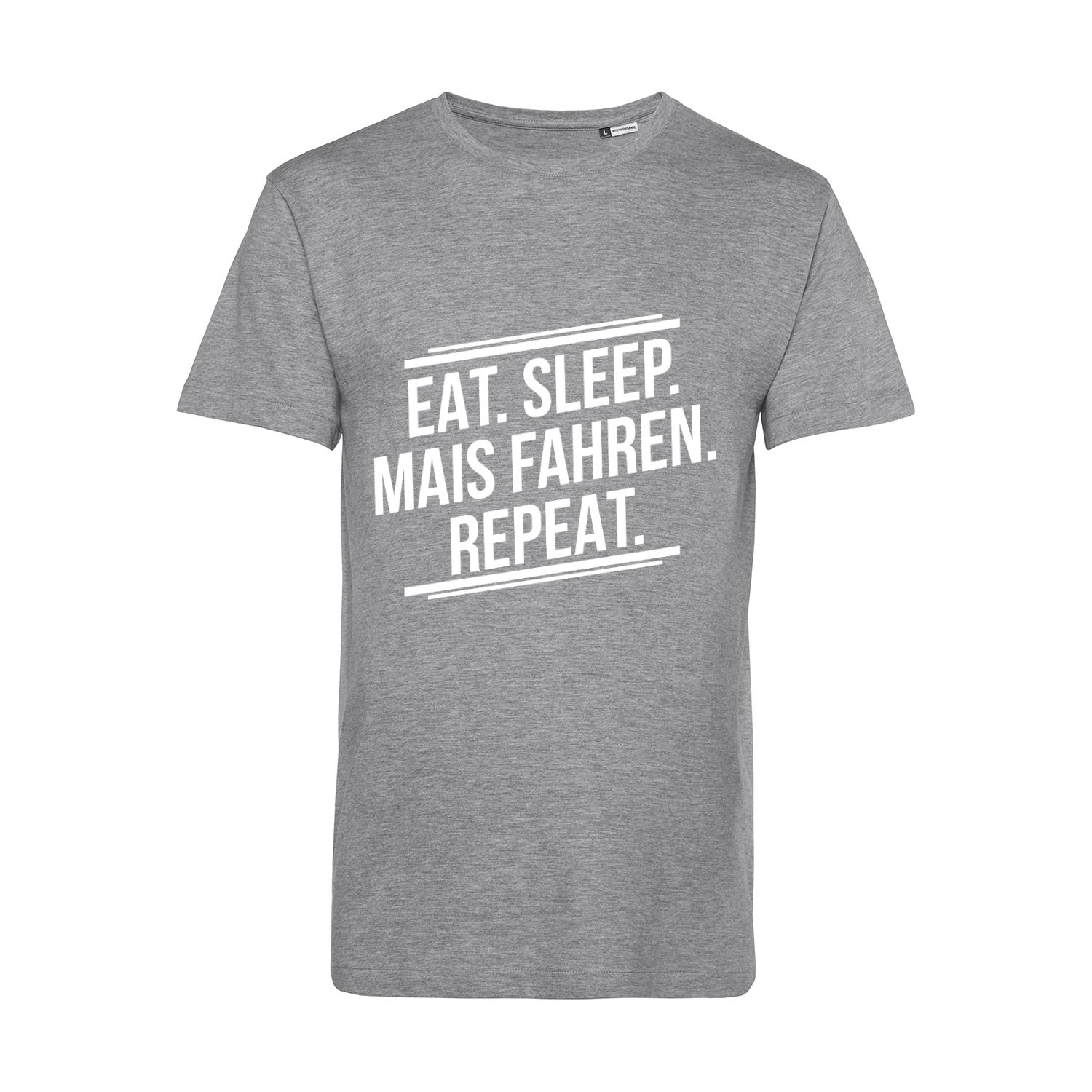 Nachhaltiges T-Shirt Herren Landwirt - Eat Sleep Mais fahren Repeat