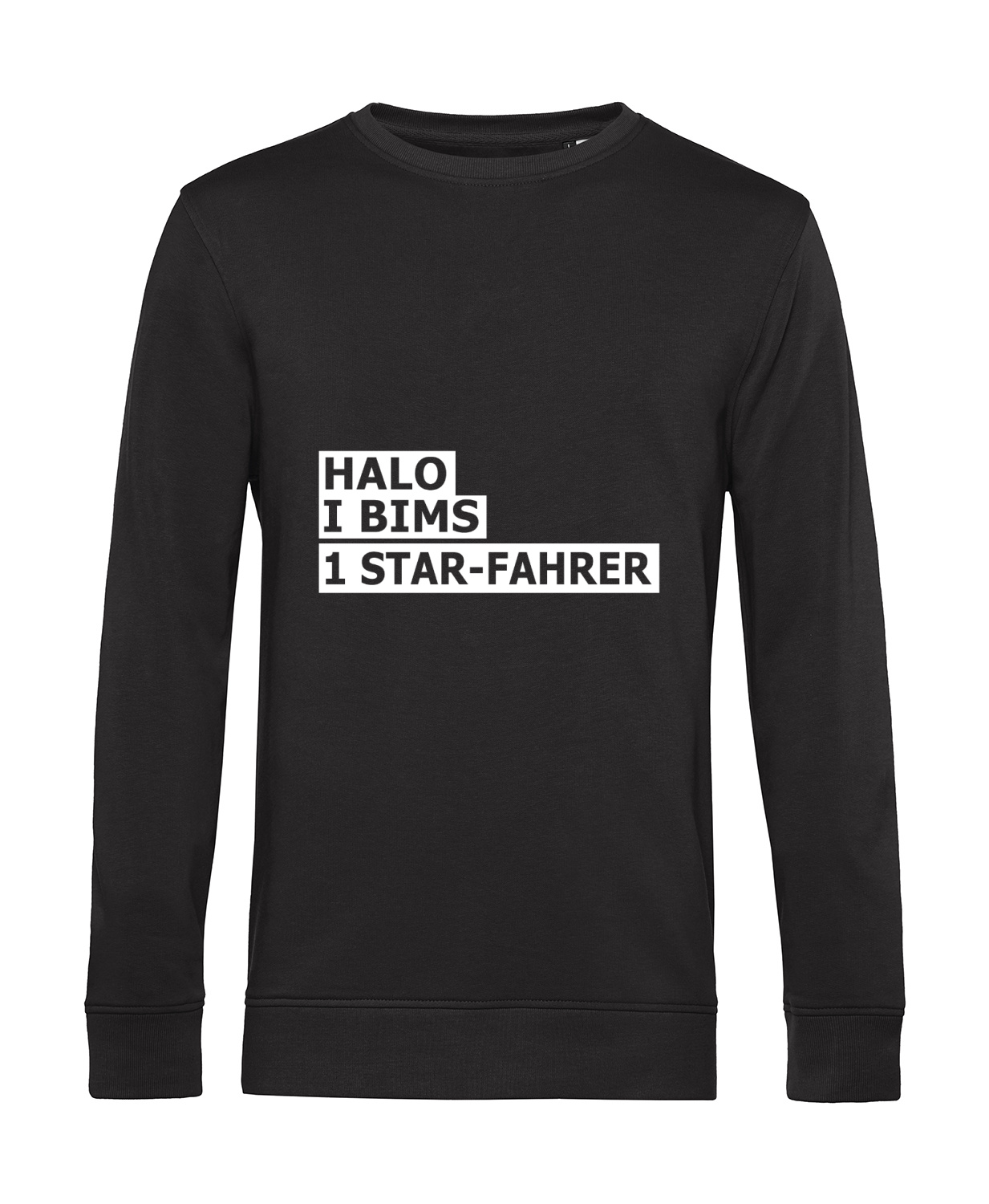Nachhaltiges Sweatshirt Herren 2Takter - Halo I bims 1 Star-Fahrer