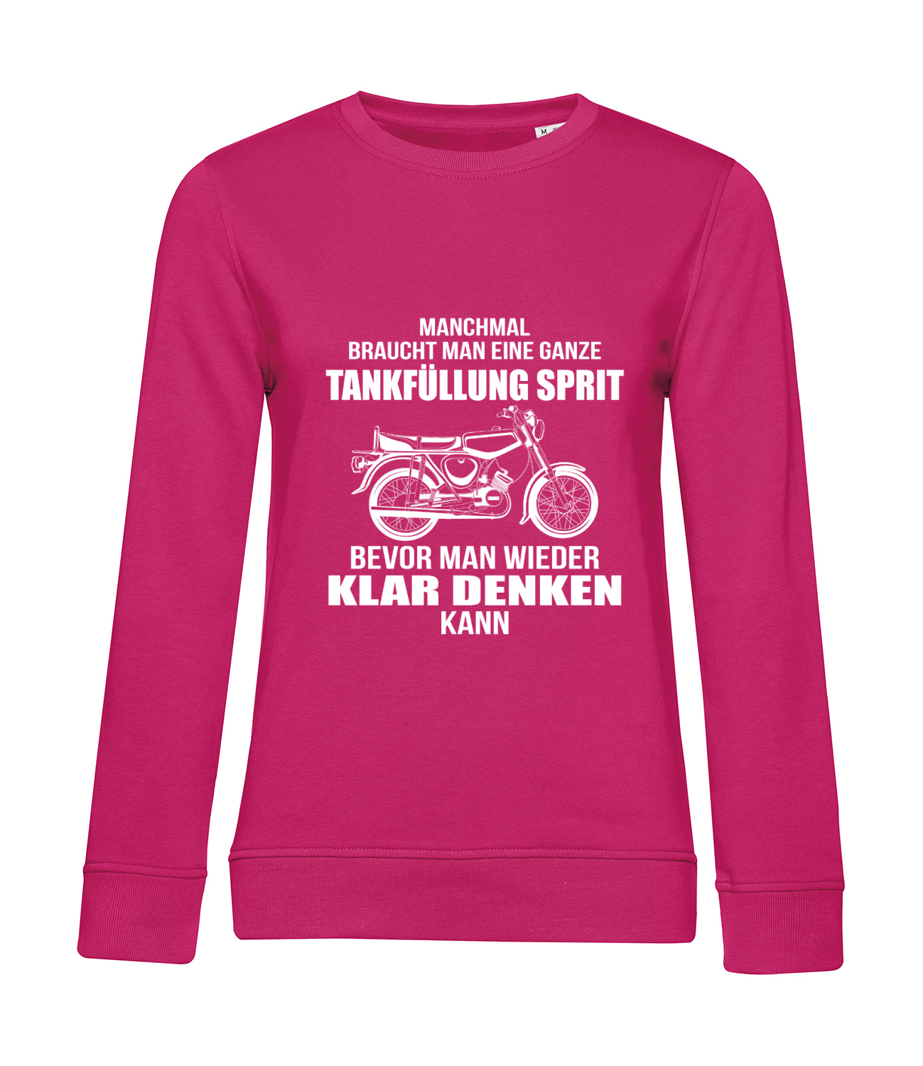 Nachhaltiges Sweatshirt Damen 2Takt - Ganze Tankfüllung S50