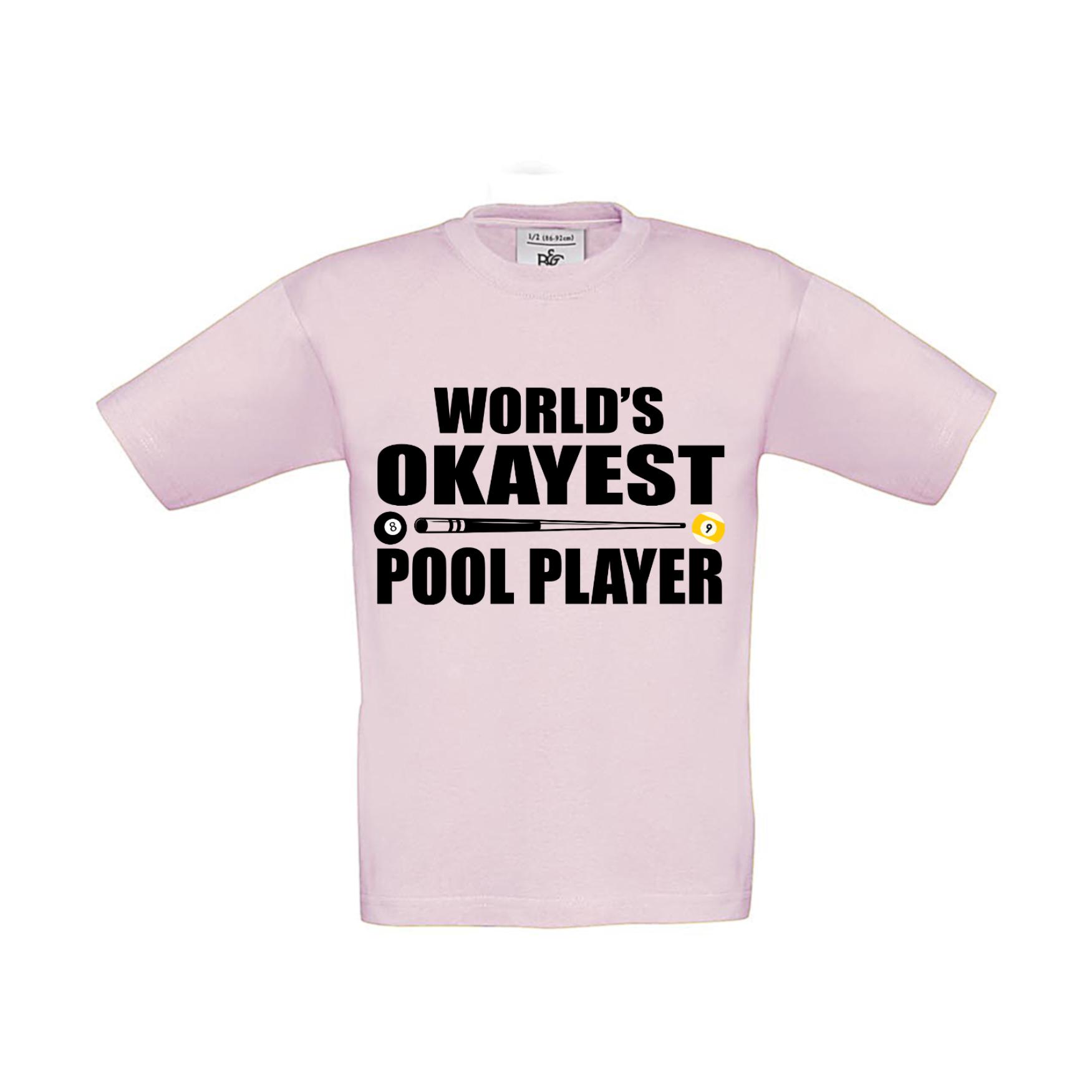 T-Shirt Kinder Billard World's Okayest Pool Player