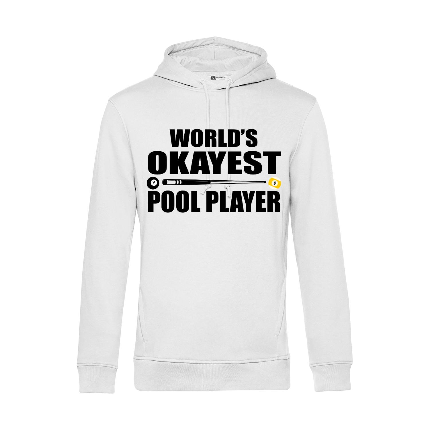Nachhaltiger Hoodie Herren Billard World's Okayest Pool Player