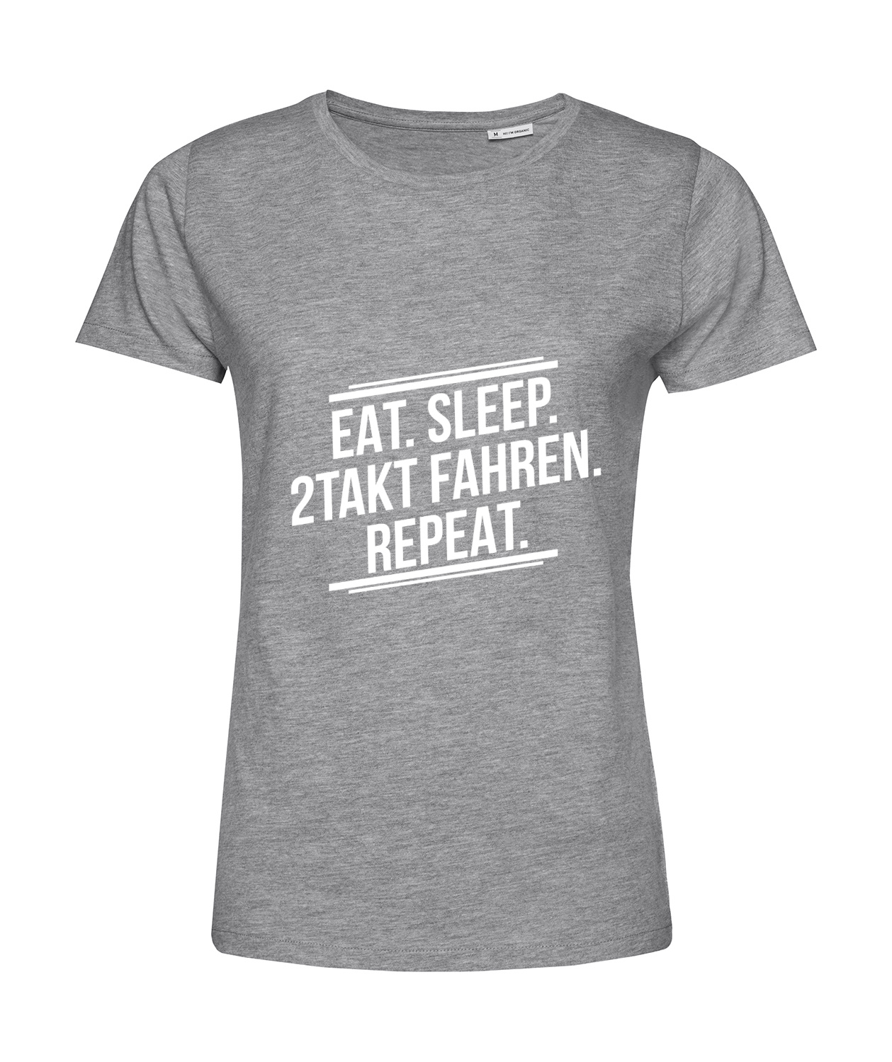 Nachhaltiges T-Shirt Damen 2Takter - Eat Sleep Repeat