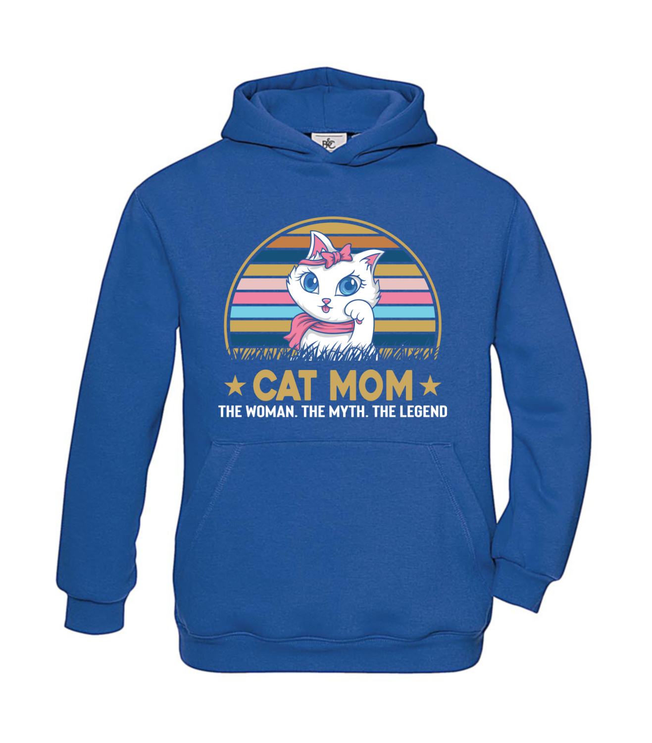 Hoodie Kinder Cat Mom - The Woman - The Myth - The Legend