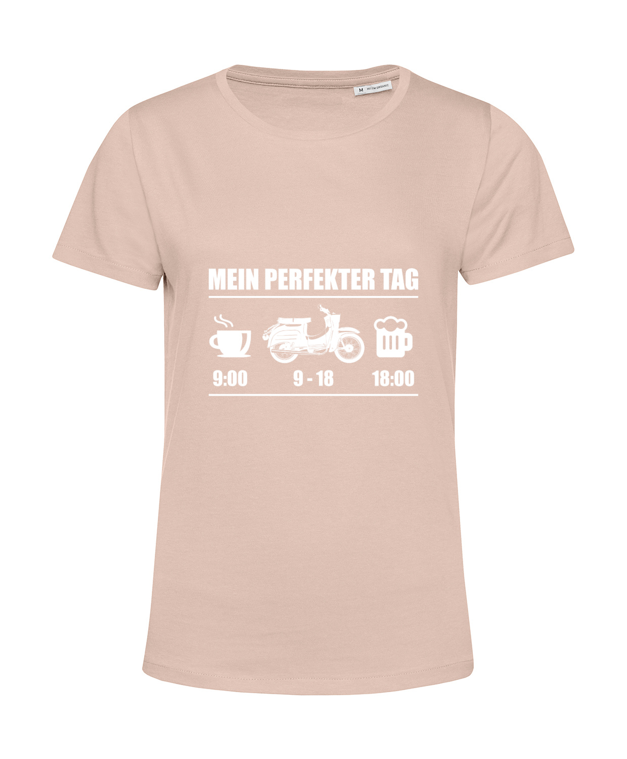 Nachhaltiges T-Shirt Damen 2Takter - Mein perfekter Tag Schwalbe