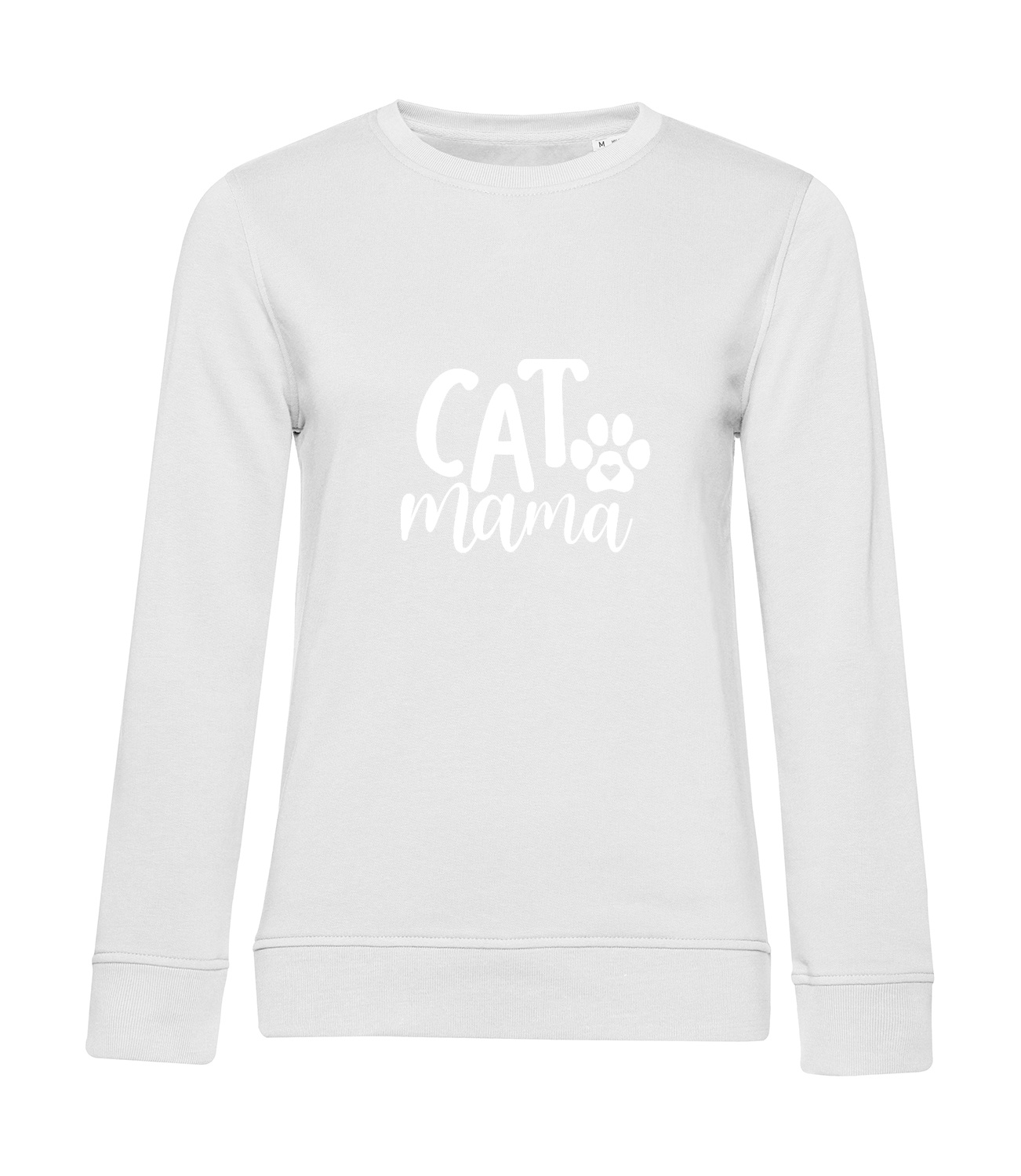 Nachhaltiges Sweatshirt Damen Katzen Cat Mama