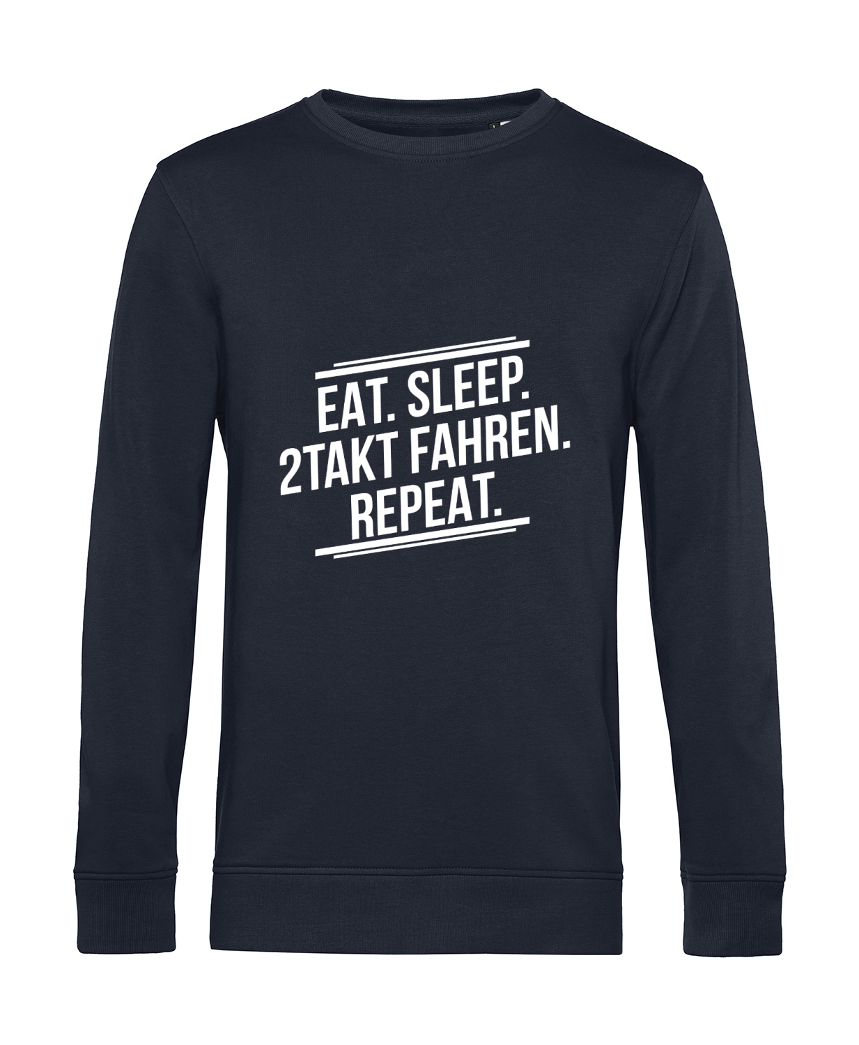 Nachhaltiges Sweatshirt Herren 2Takter - Eat Sleep Repeat