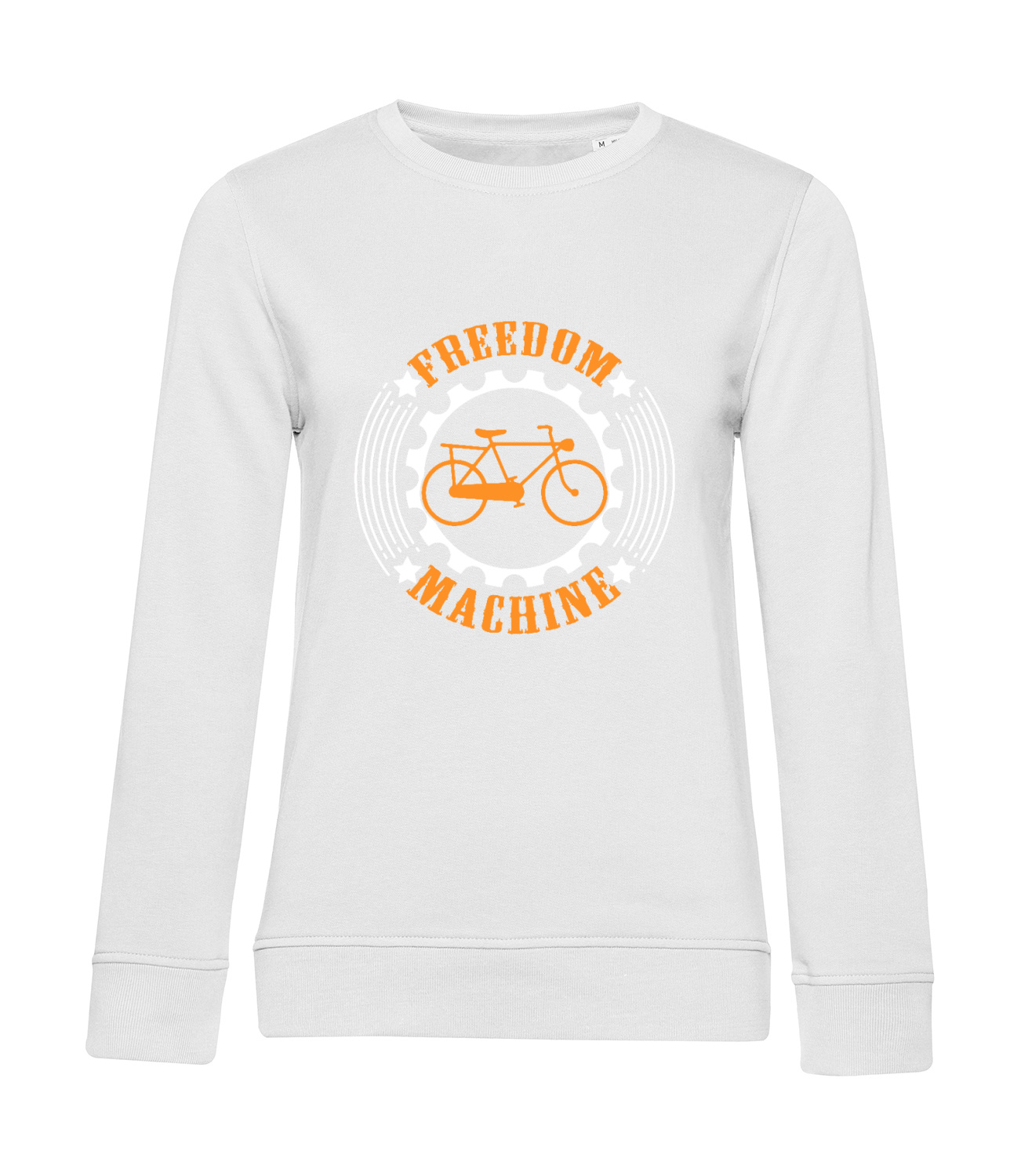 Nachhaltiges Sweatshirt Damen Fahrrad Freedom Machine