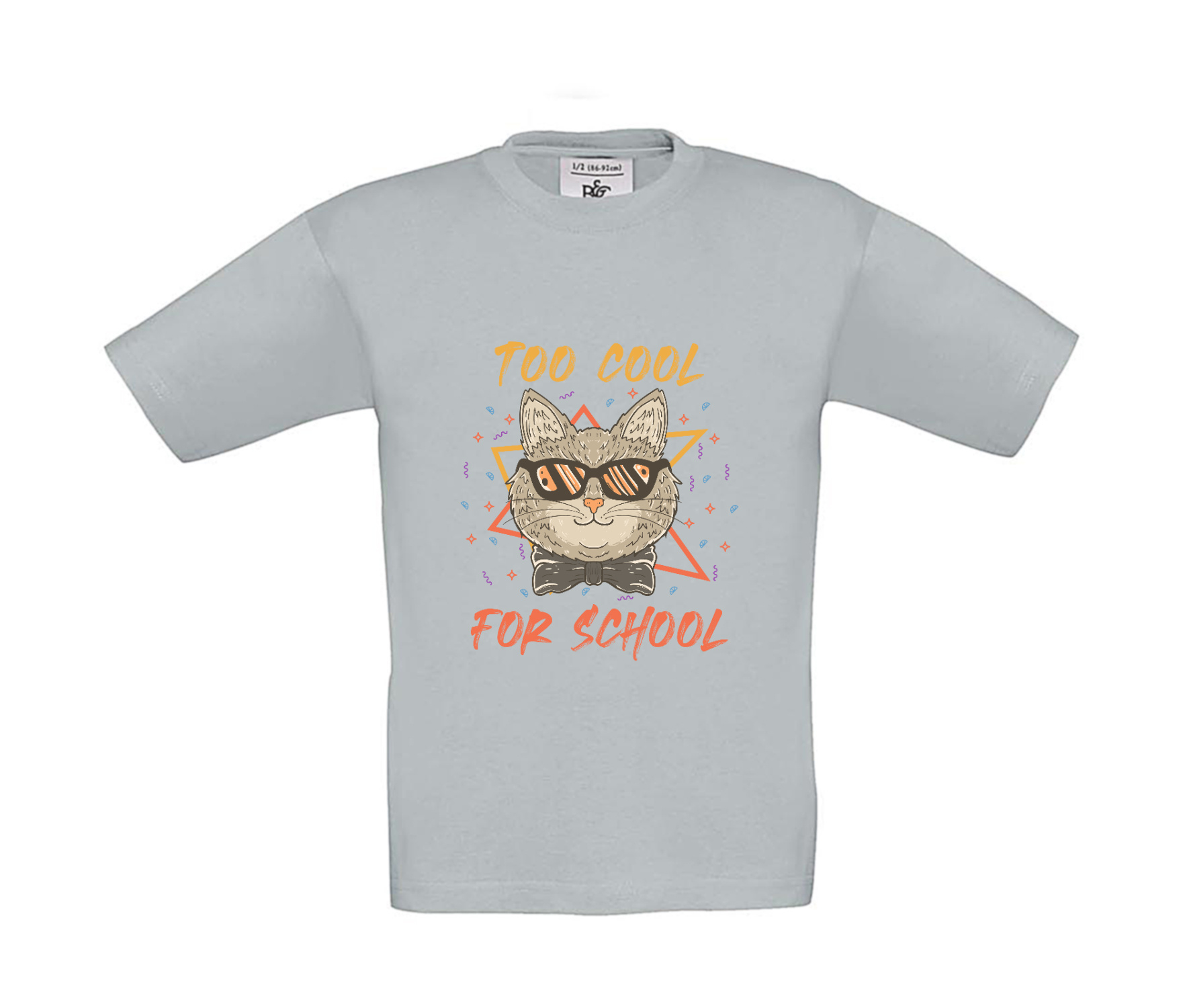 T-Shirt Kinder Katzen - To cool for school