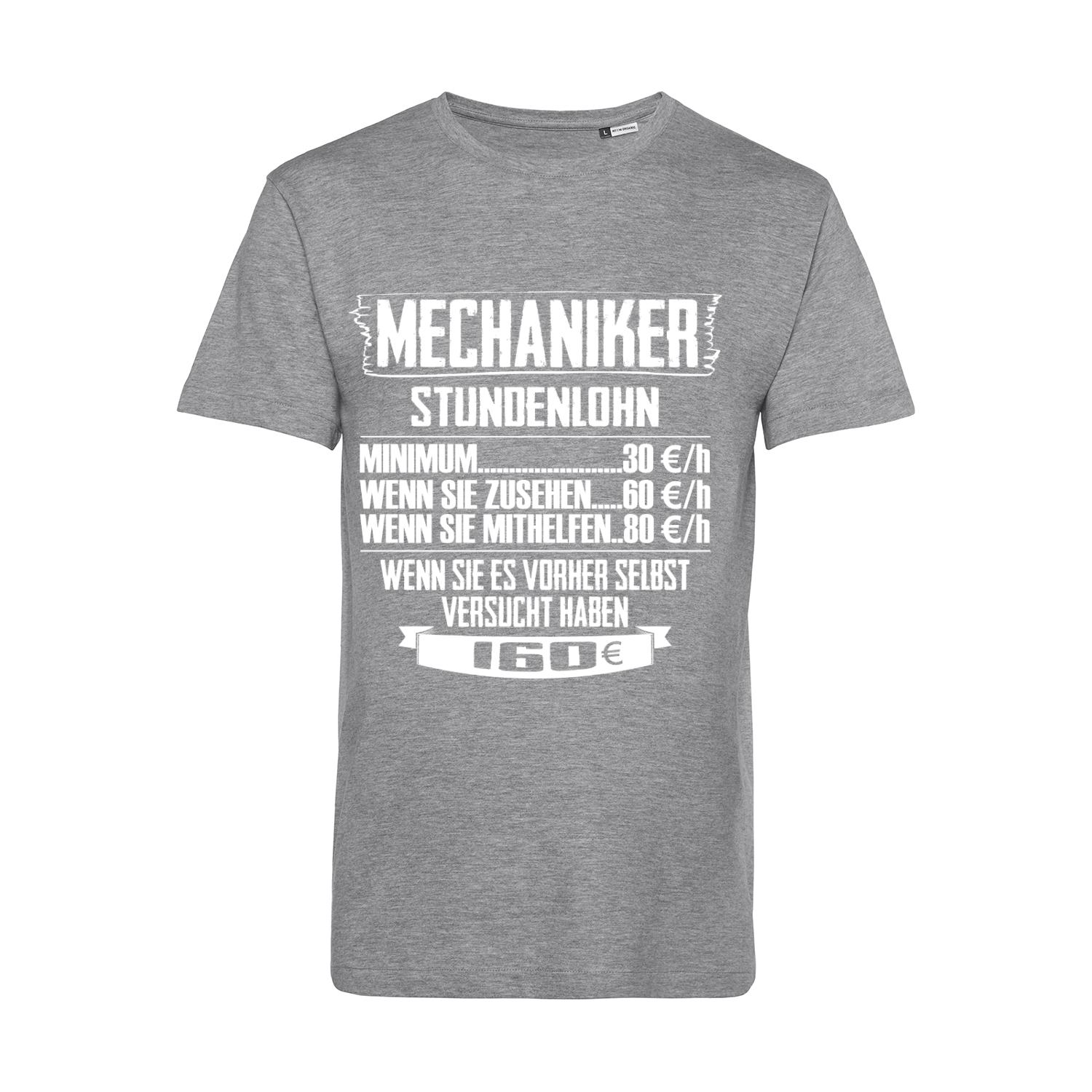 Nachhaltiges T-Shirt Herren Mechaniker - Stundenlohn Staffel