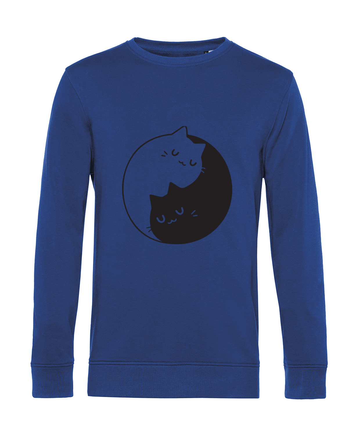 Nachhaltiges Sweatshirt Herren Yin Yang Katze 2