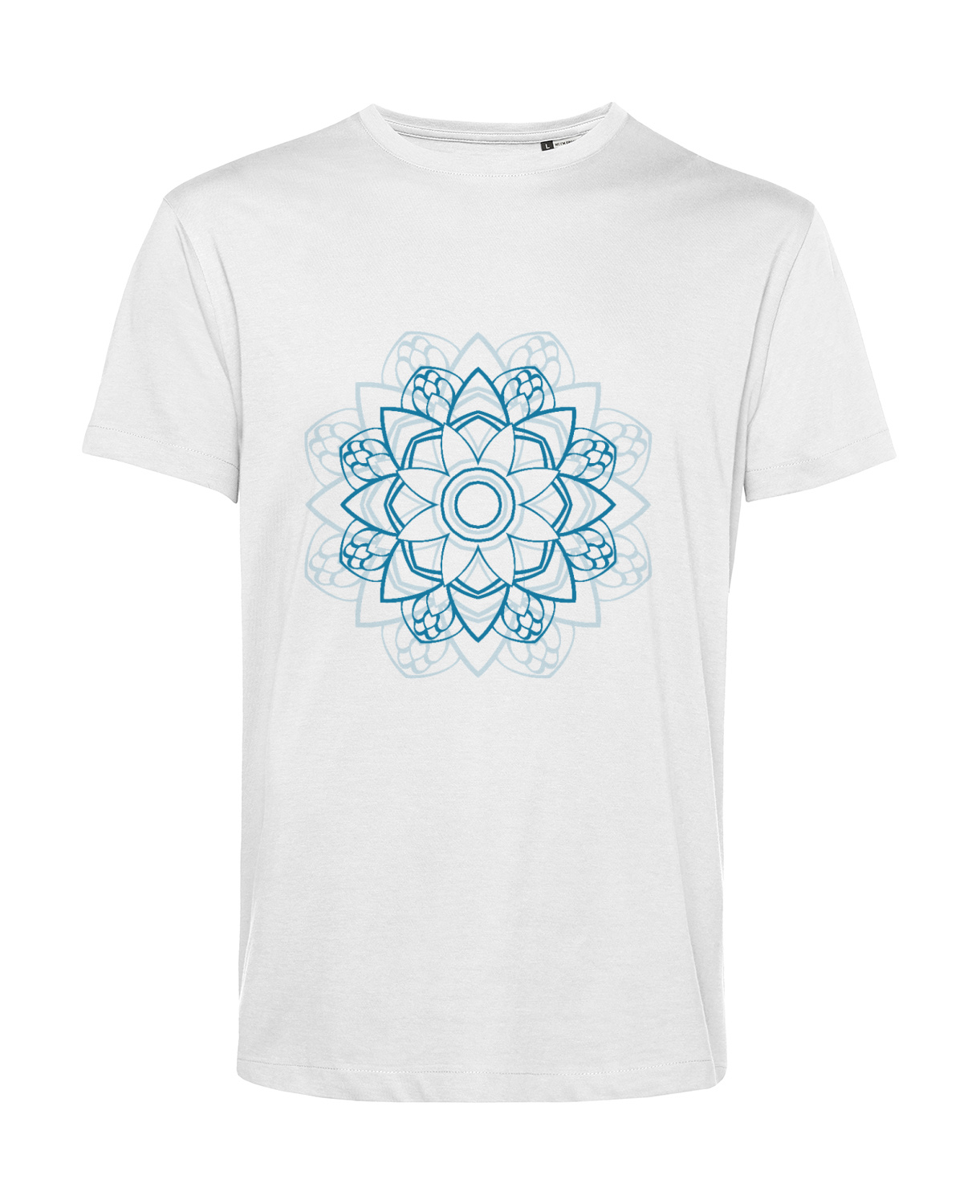 Nachhaltiges T-Shirt Herren Mandala Blue