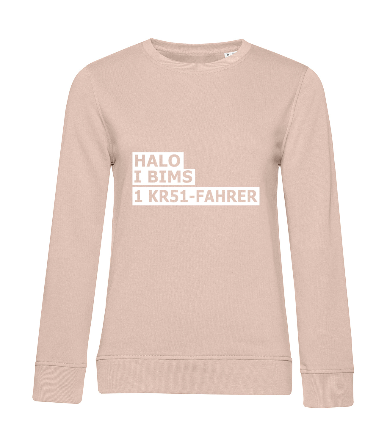Nachhaltiges Sweatshirt Damen 2Takter - Halo I bims 1 KR51-Fahrer