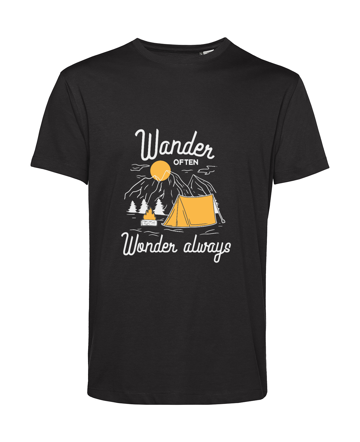 Nachhaltiges T-Shirt Herren Outdoor - Wander often - Wonder always