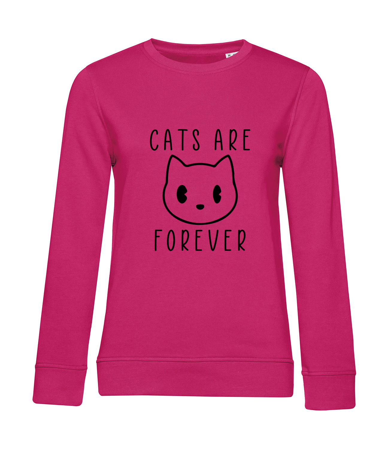 Nachhaltiges Sweatshirt Damen Katzen - Cats are Forever