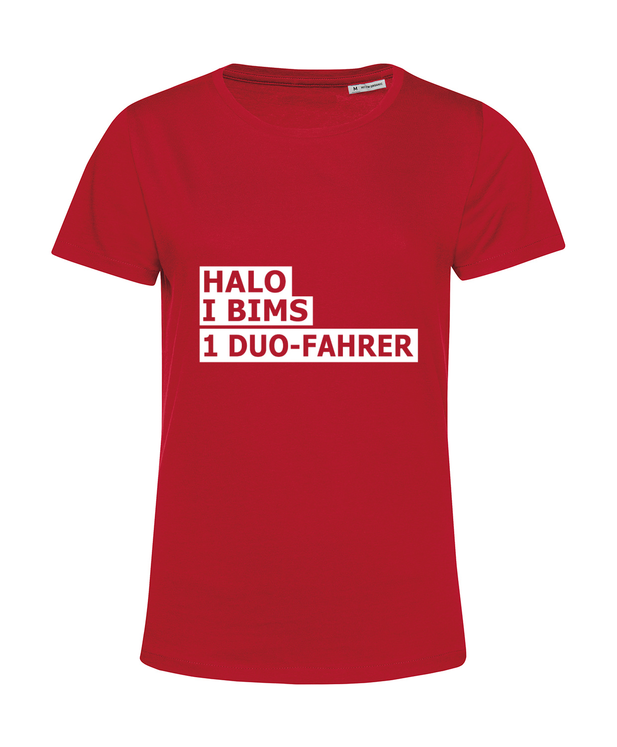 Nachhaltiges T-Shirt Damen 2Takter - Halo I bims 1 DUO-Fahrer