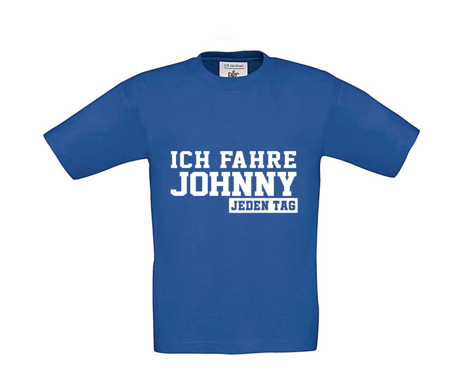 T-Shirt Kinder Landwirt - Ich fahre Johnny