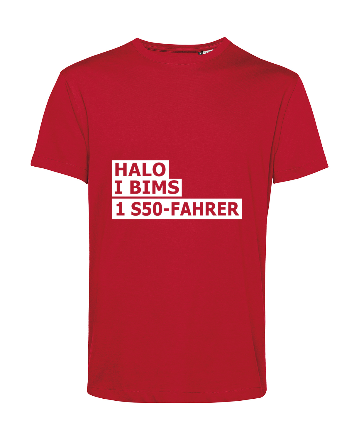 Nachhaltiges T-Shirt Herren 2Takter - Halo I bims 1 S50-Fahrer