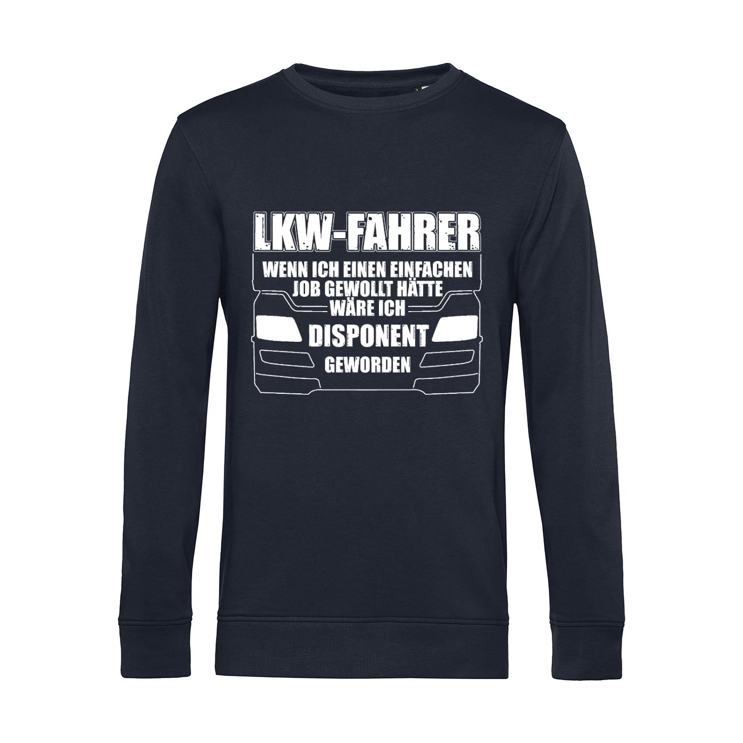 Nachhaltiges Sweatshirt Herren LKW-Fahrer - Einfacher Job Disponent