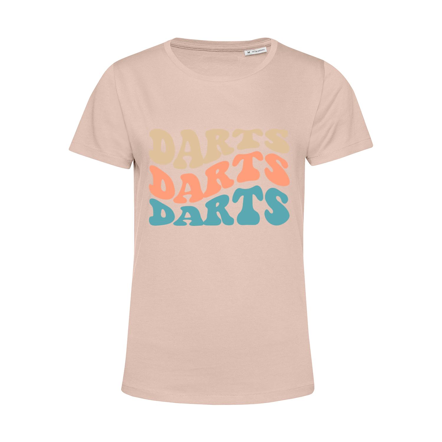 Nachhaltiges T-Shirt Damen Darts Farben Wellen