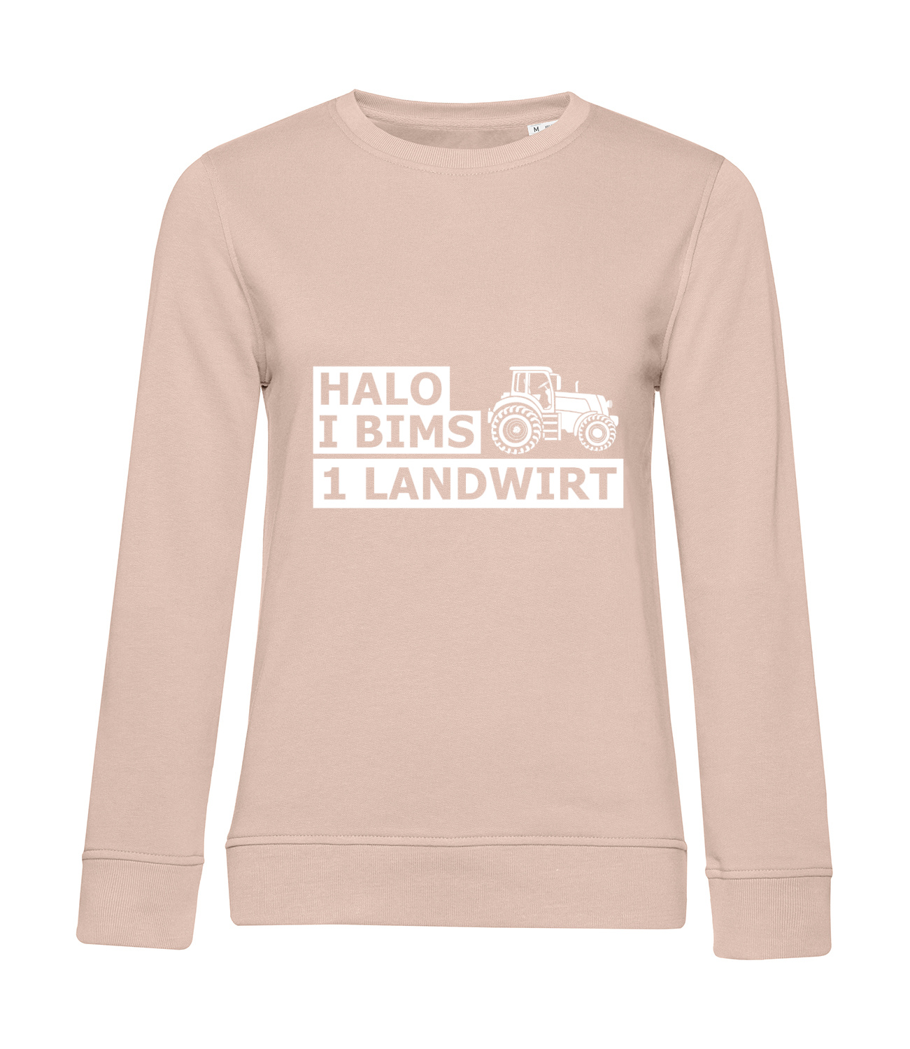 Nachhaltiges Sweatshirt Damen Landwirt - Halo I bims 1 Landwirt
