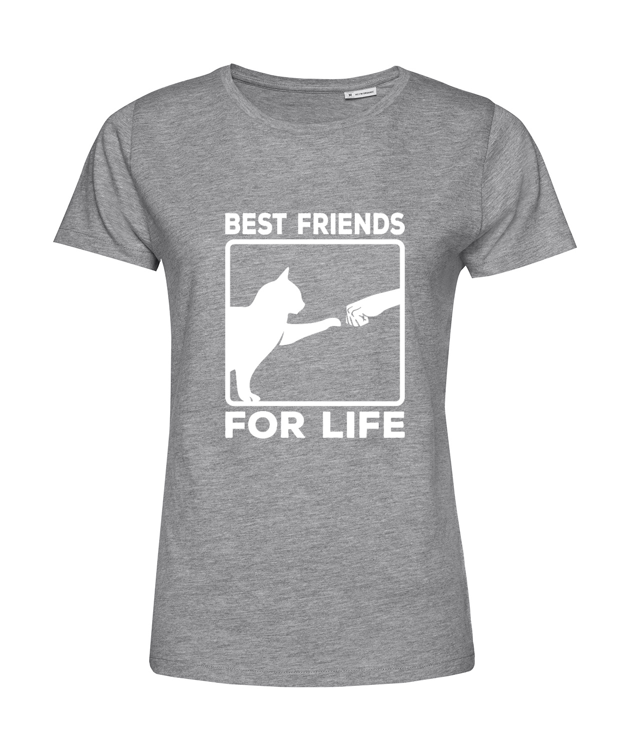 Nachhaltiges T-Shirt Damen Katzen - Best friends for life