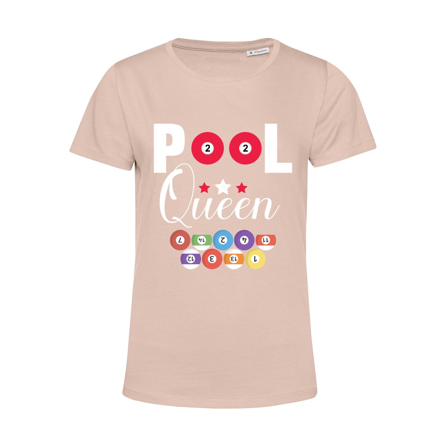 Nachhaltiges T-Shirt Damen Billard Pool Queen