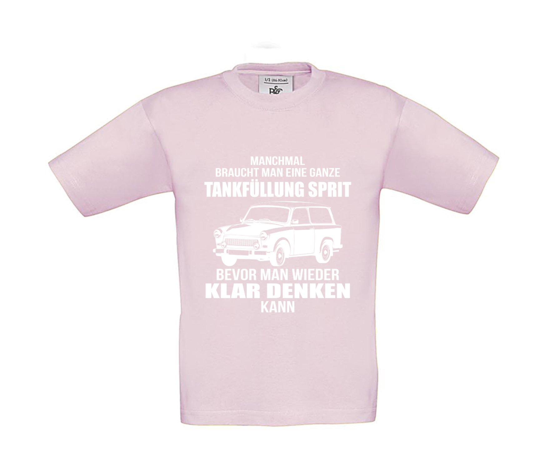 T-Shirt Kinder 2Takt - Ganze Tankfüllung Trabant Kombi