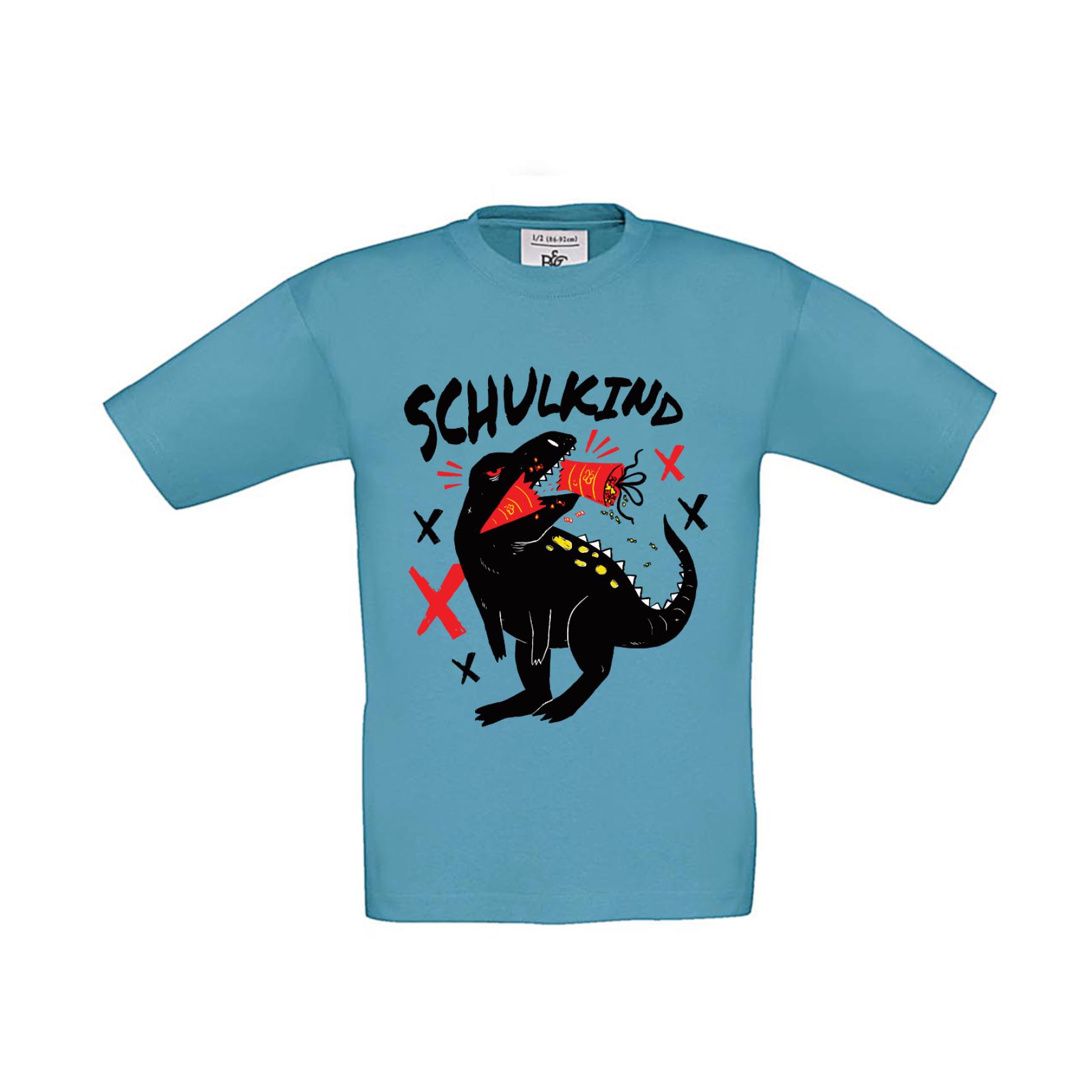 T-Shirt Kinder Schule - Schulstart Schulkind T-Rex