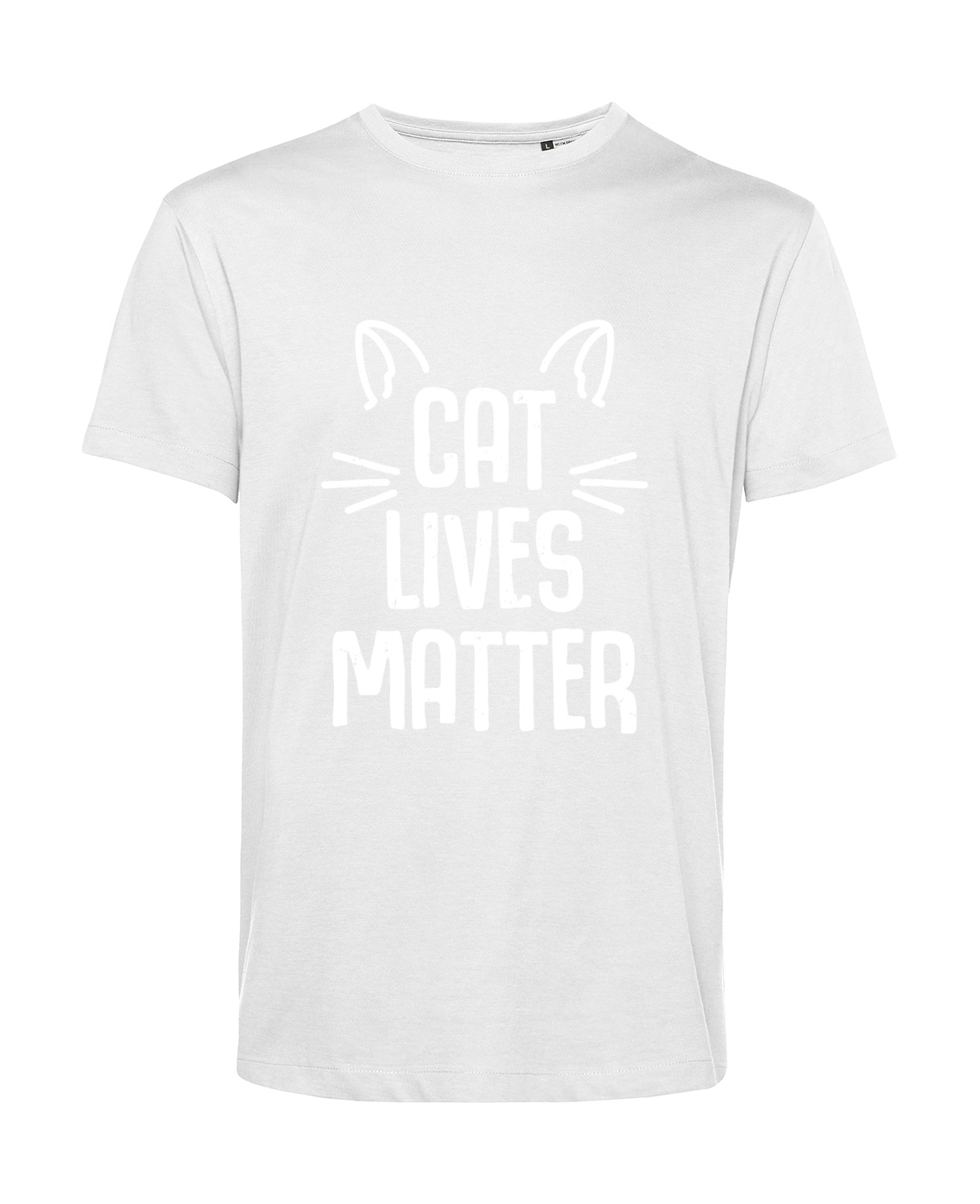 Nachhaltiges T-Shirt Herren Katzen - Cat Lives matter